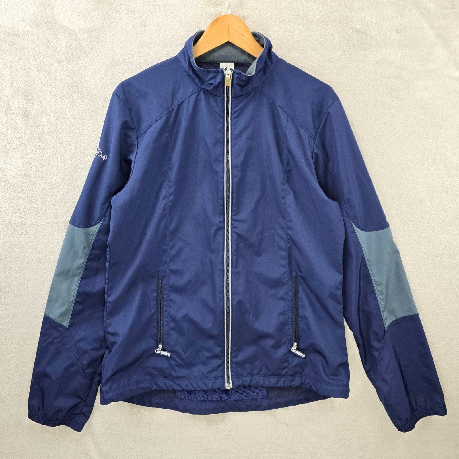 Alo Alo Yoga Windbreaker Jacket Women's Large Blue Lightweight Size L / US 10 / IT 46 - 1 Thumbnail