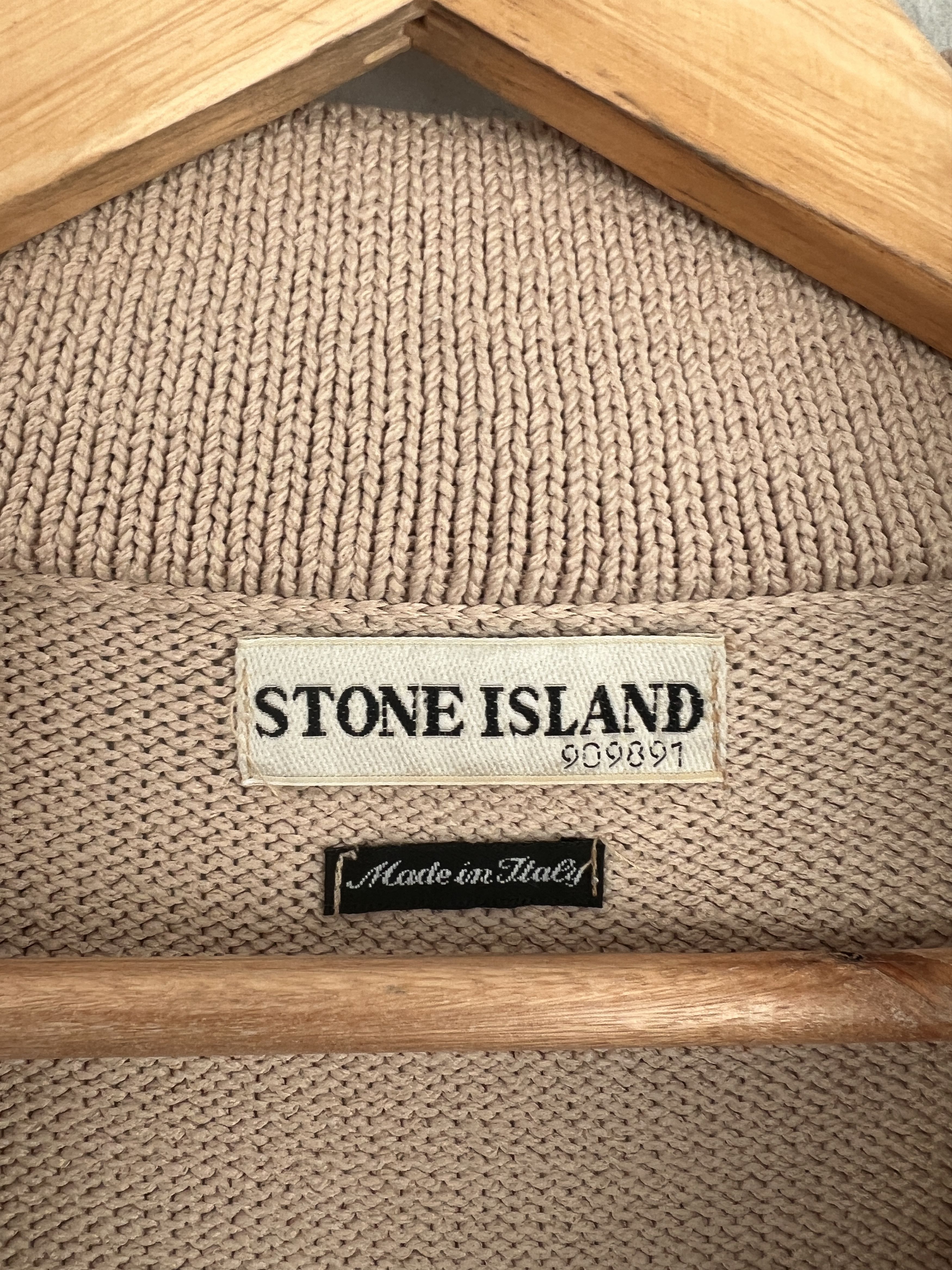 Massimo Osti 2000s VINTAGE STONE ISLAND KNIT SWEATER RARE Size US L / EU 52-54 / 3 - 16 Thumbnail