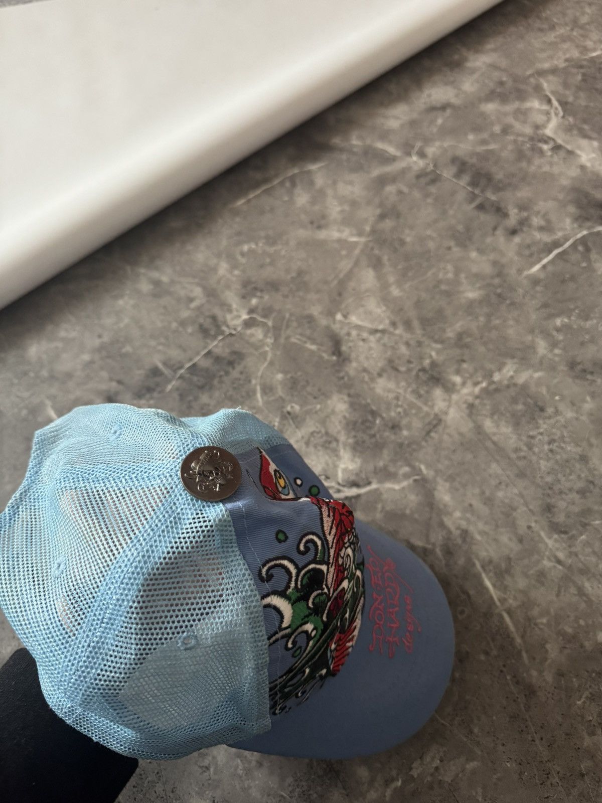 Ed Hardy Ed Hardy Cap SWAG Opium Y2k Avant Garde Size ONE SIZE - 5 Thumbnail
