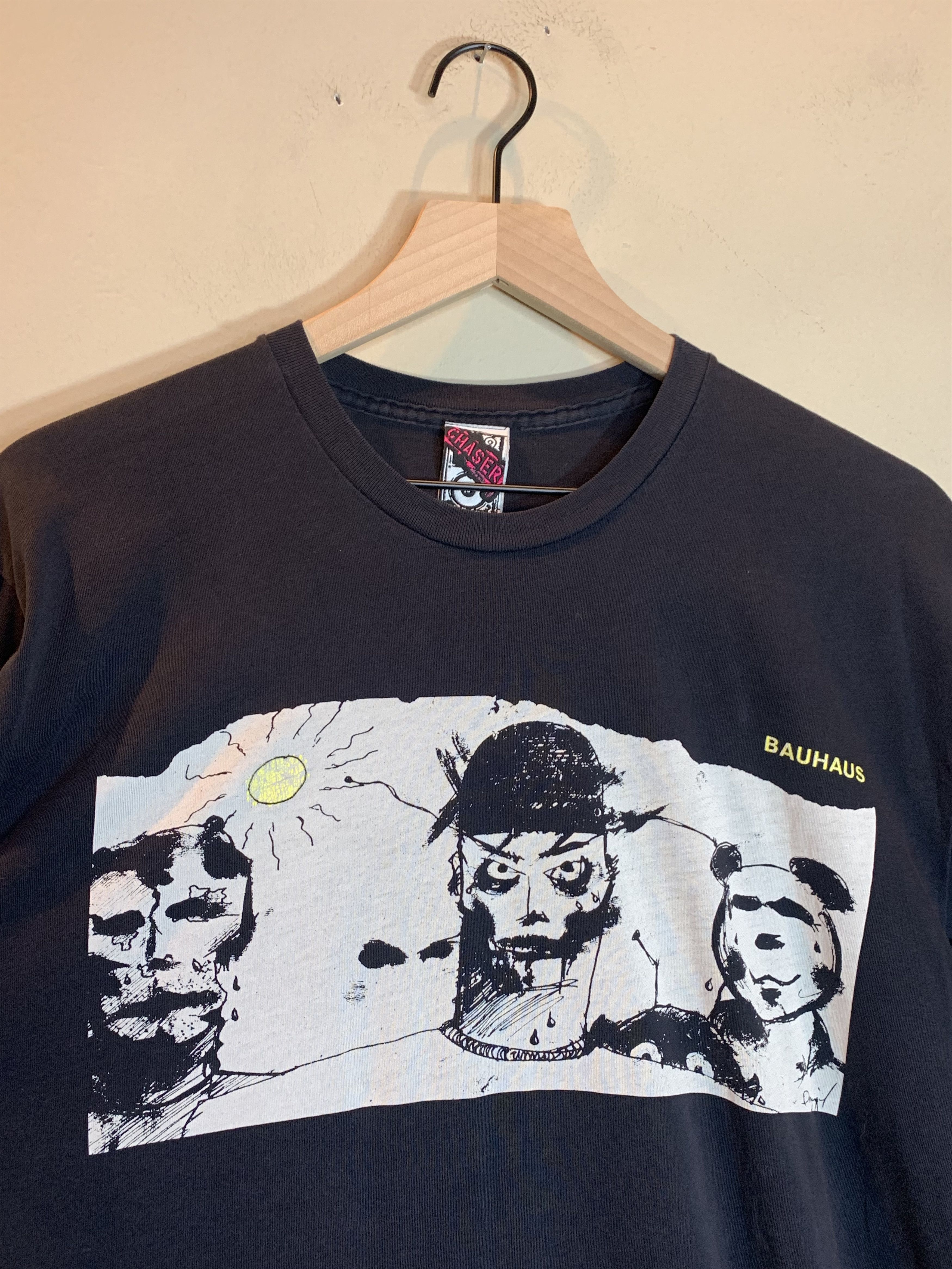 Band Tees *RARE* Vintage 90’s Bauhaus Mask Album Gothic Art T-Shirt Size US L / EU 52-54 / 3 - 2 Thumbnail