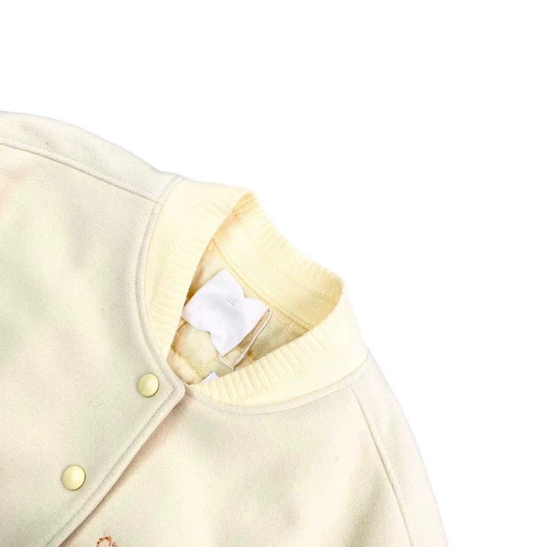 Givenchy Givenchy Size 38Yellow and White Color Blocked Baseball Jac Size US XL / EU 56 / 4 - 3 Thumbnail