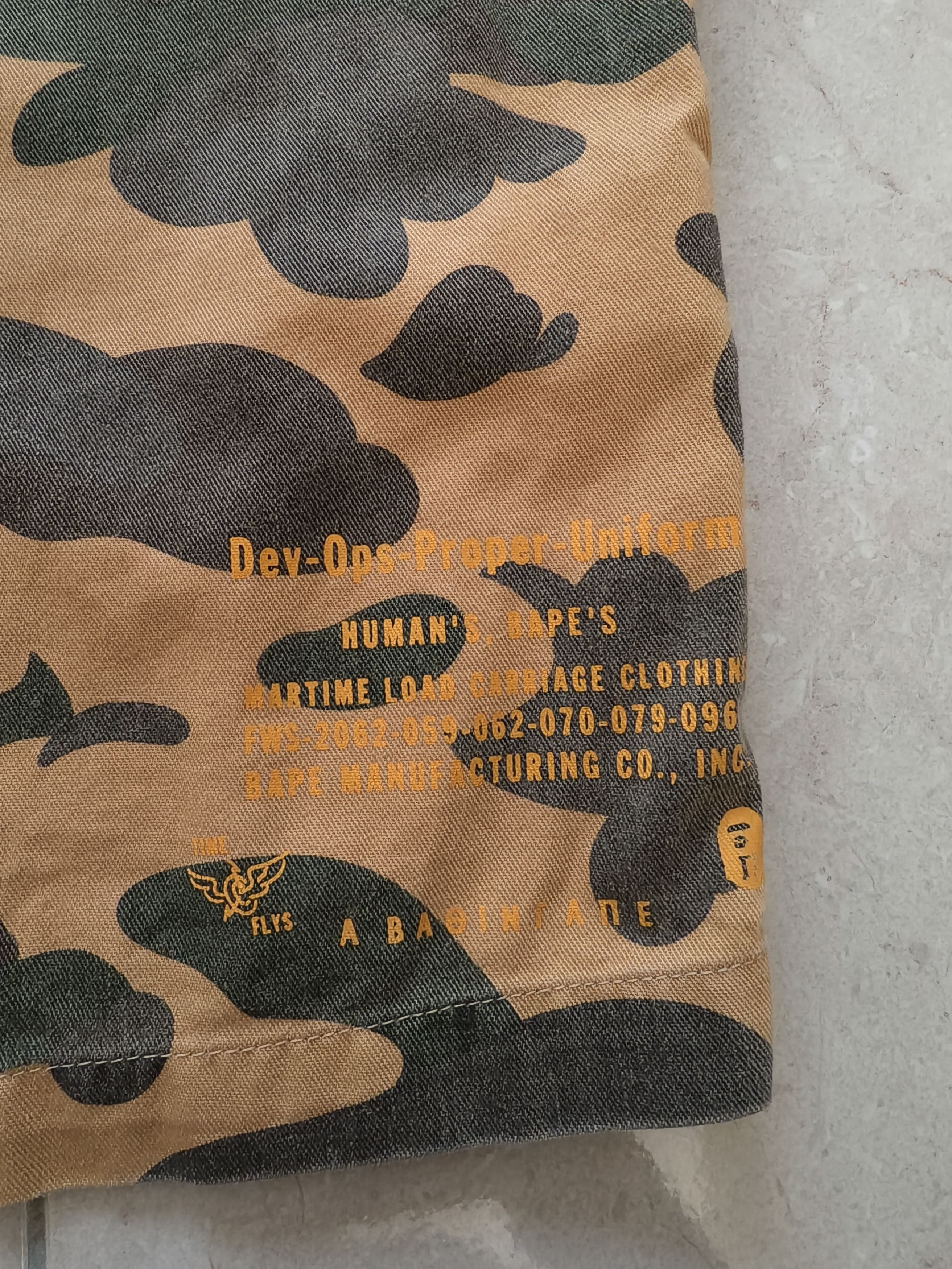 Bape 🔥STEALS🔥Very Rare A Bathing Ape Camo Tactical Jacket Size US M / EU 48-50 / 2 - 4 Thumbnail