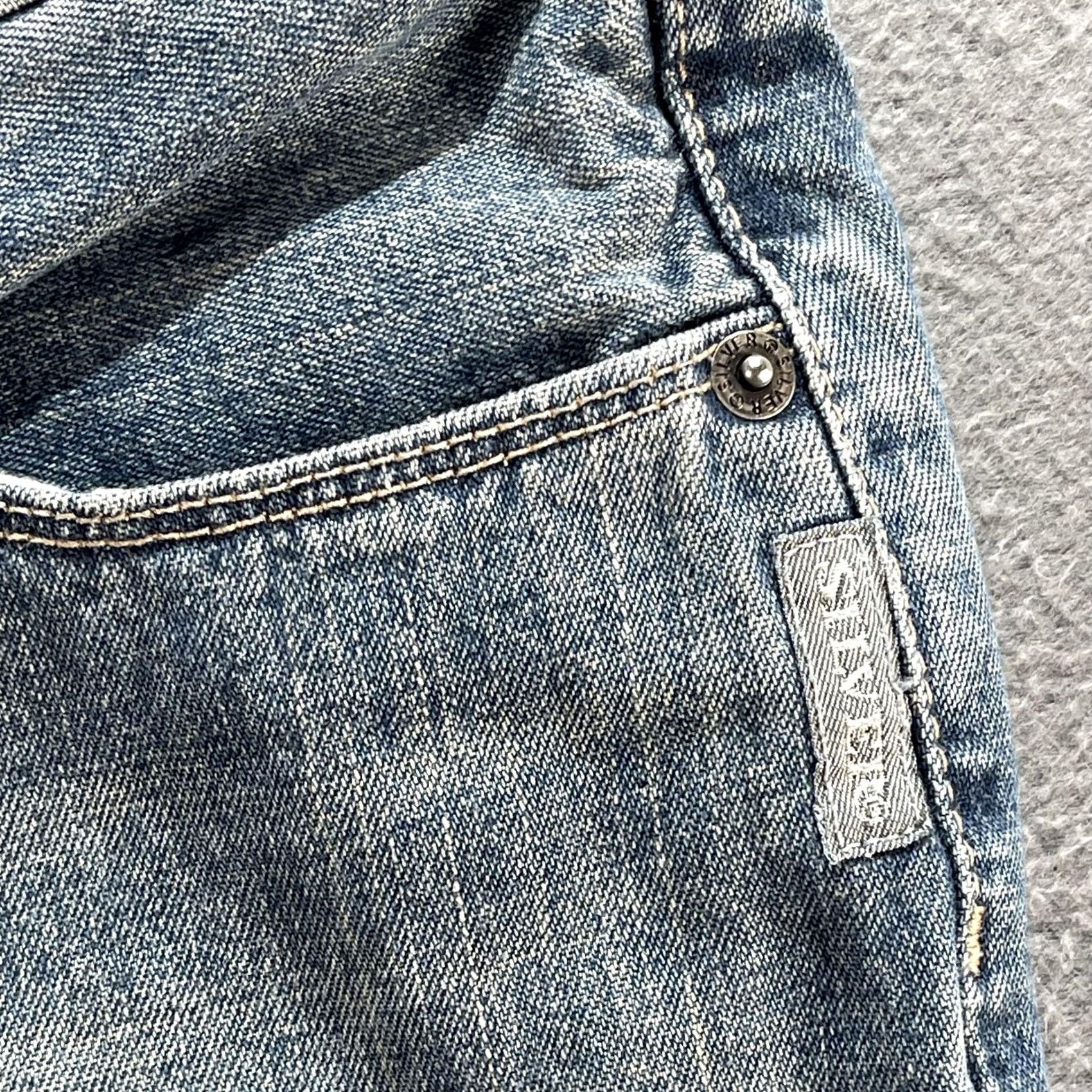 Silver Jeans Co. VINTAGE? No. Silver Jeans Co. Dallas Jeans Womens 33x35 Bootcut Denim Canada Blue Cotton 5-pocket Pockets Mens? No. Size 24" / US 00 / IT 34 - 5 Thumbnail