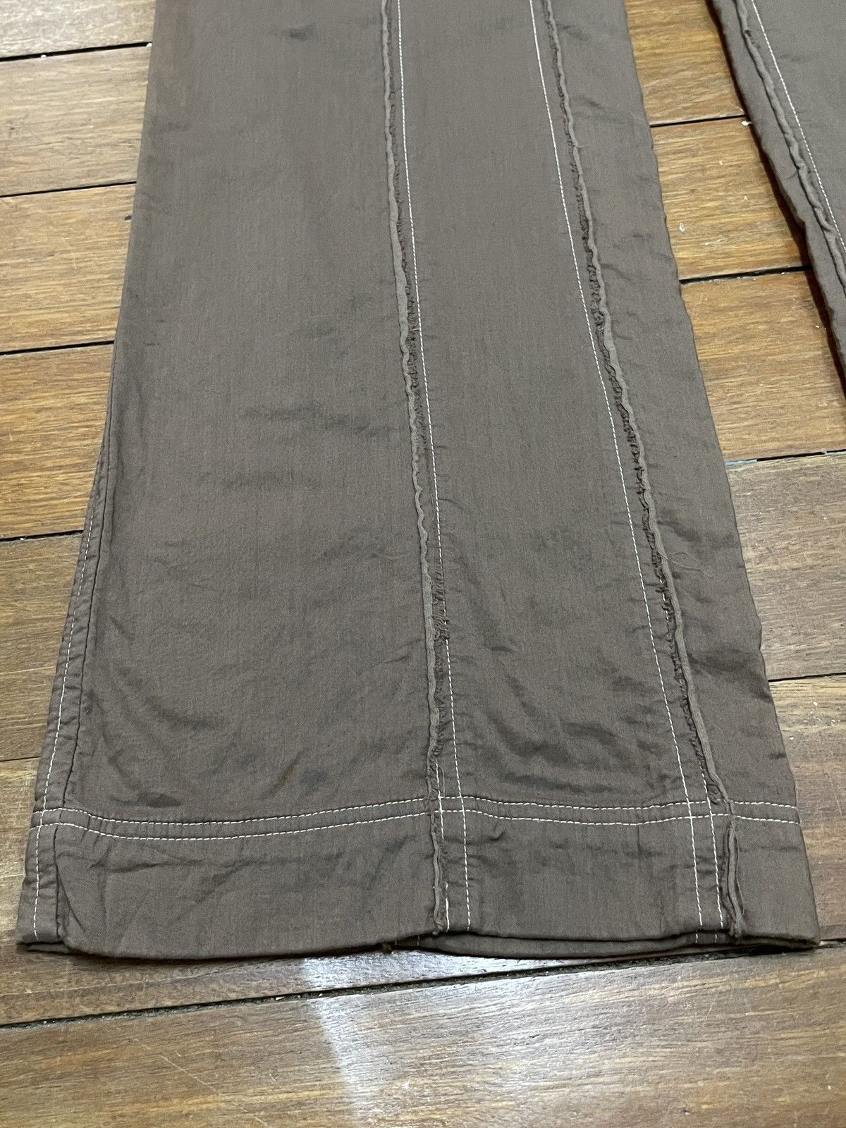 If Six Was Nine × Japanese Brand × Le Grande Bleu (L.G.B.) Very Rare Vintage Japanese Brand Blue Jam Flared Pants 2000s Size US 28 / EU 44 - 5 Thumbnail