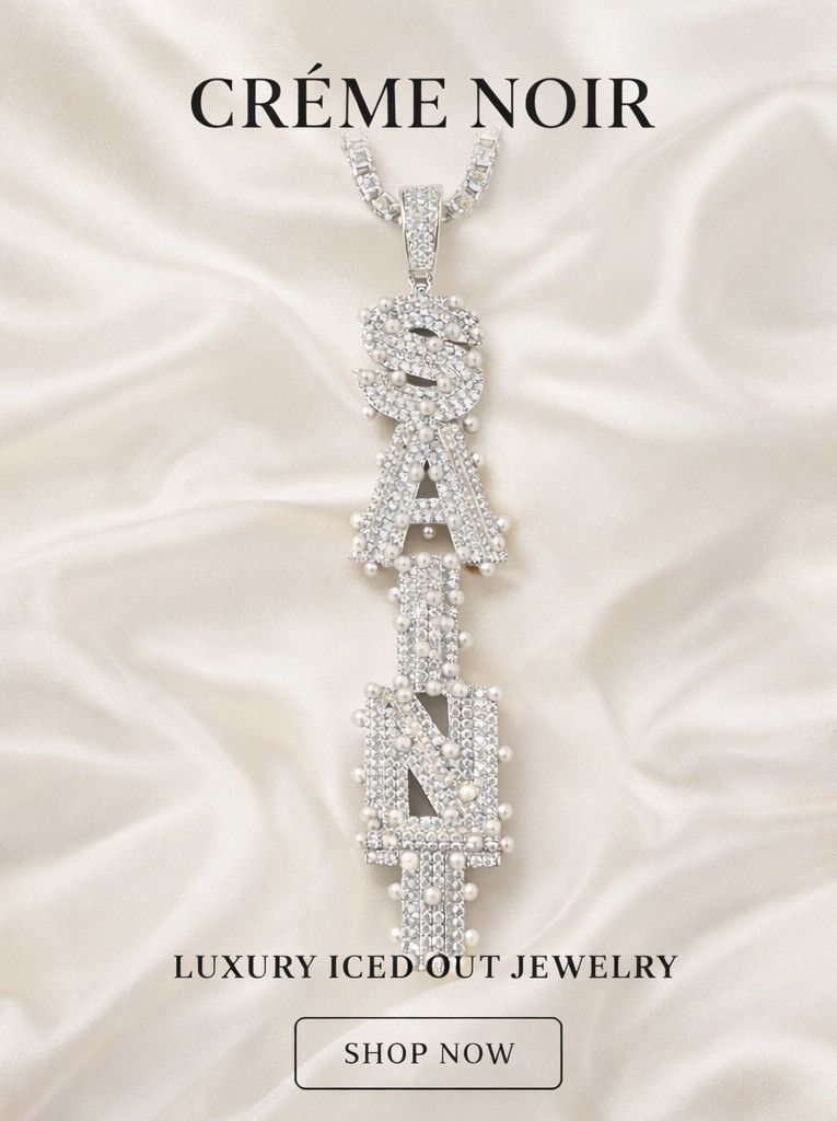 Other Crème Diamond Simulant Pearl Saint Pendant+Chain Size ONE SIZE - 1 Thumbnail