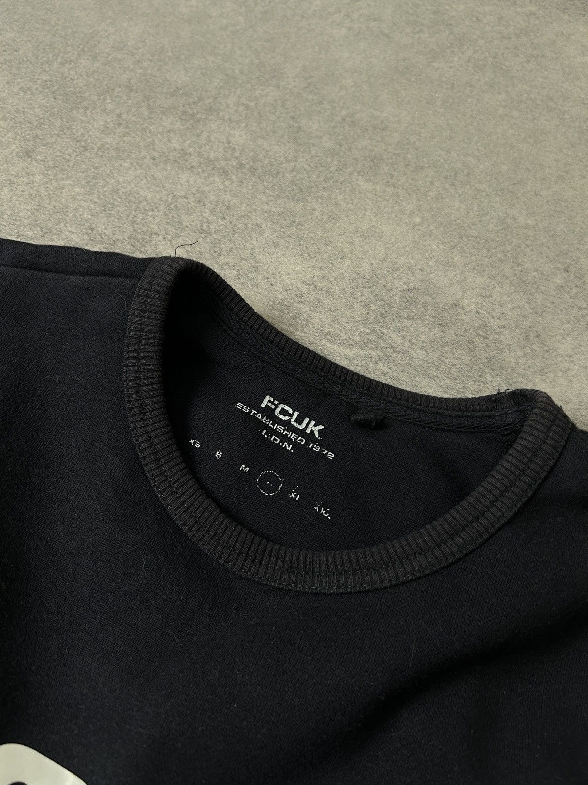 FCUK Vintage Fuck big logo sweatshirt mens blue y2k Size US L / EU 52-54 / 3 - 4 Thumbnail