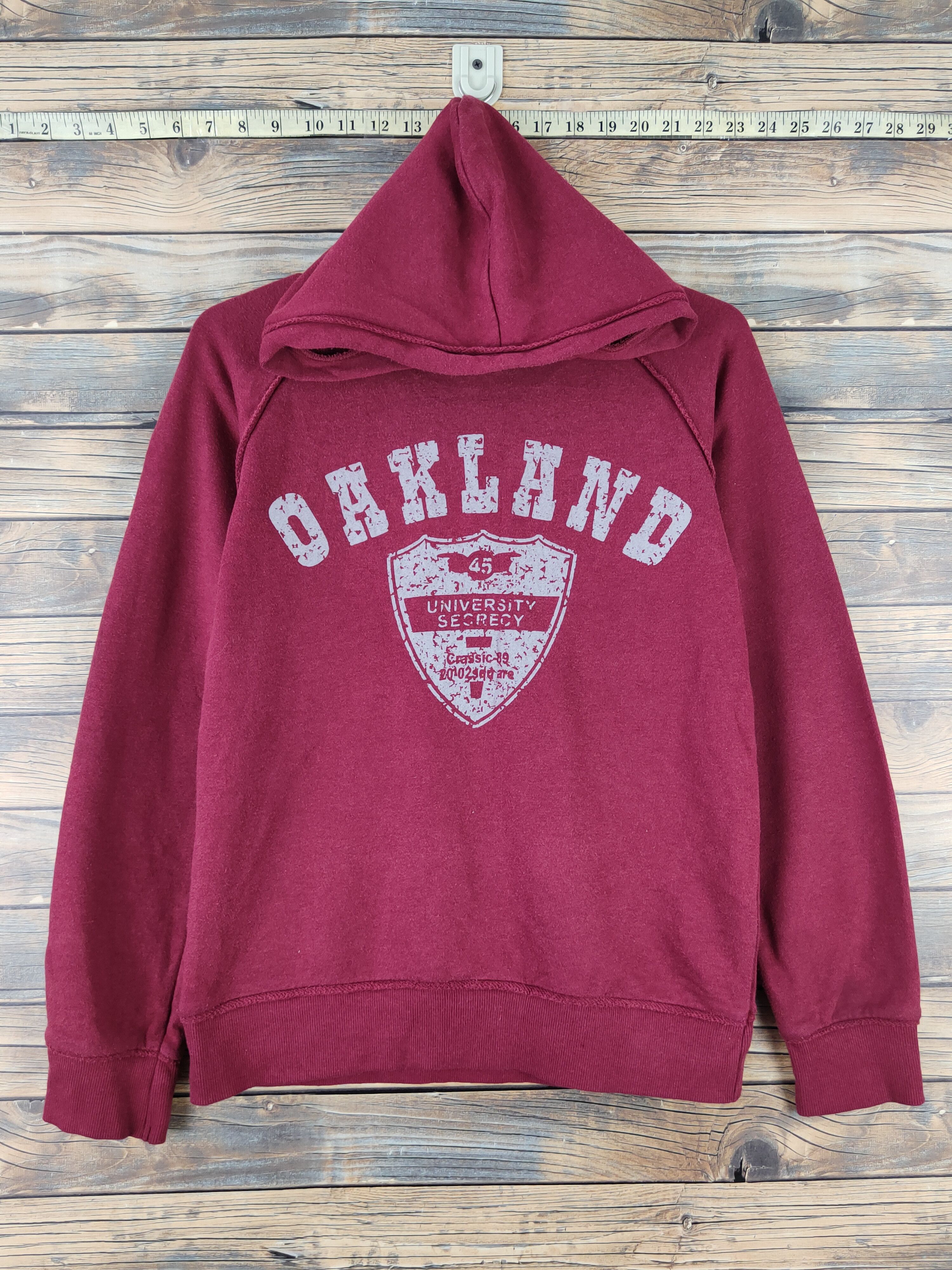 Vintage DL Caperdoni Maroon Hoodie Sweatshirts #548 Size M / US 6-8 / IT 42-44 - 1 Thumbnail
