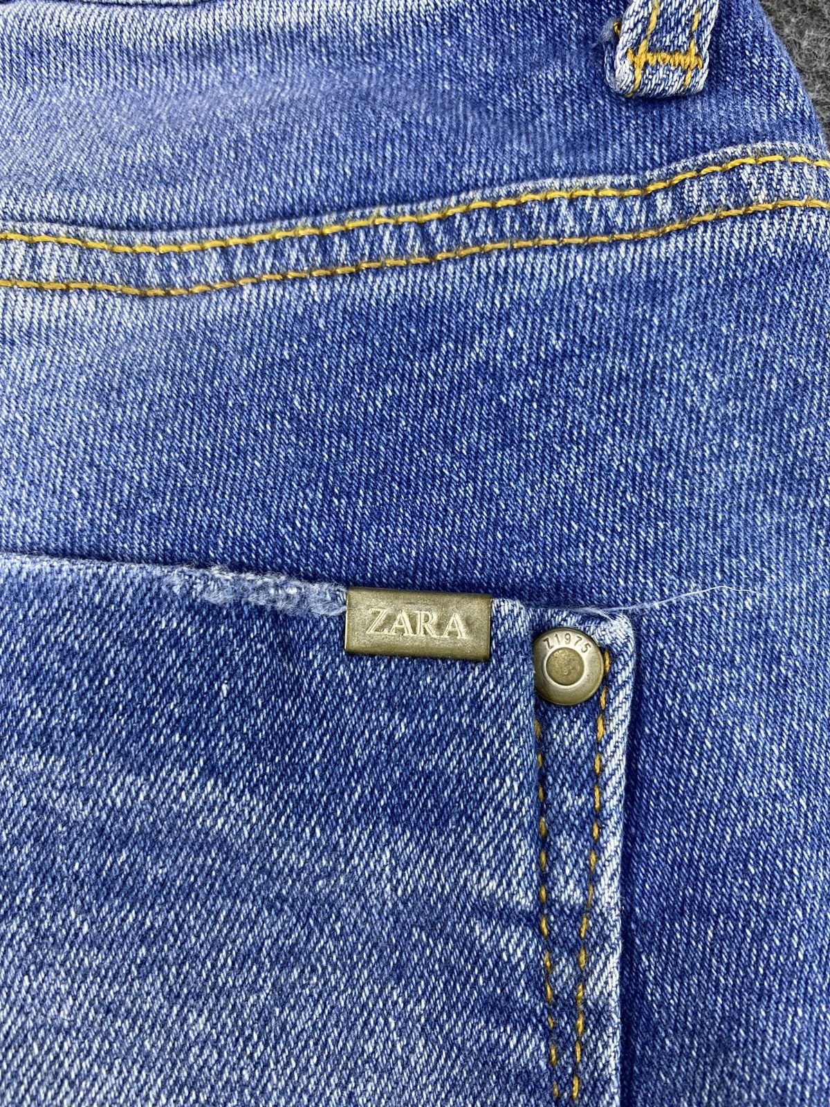 Jean × Zara Zara Side Stripe Skinny Blue Wash Jeans-J1136 Size 26" / US 2 / IT 38 - 11 Thumbnail