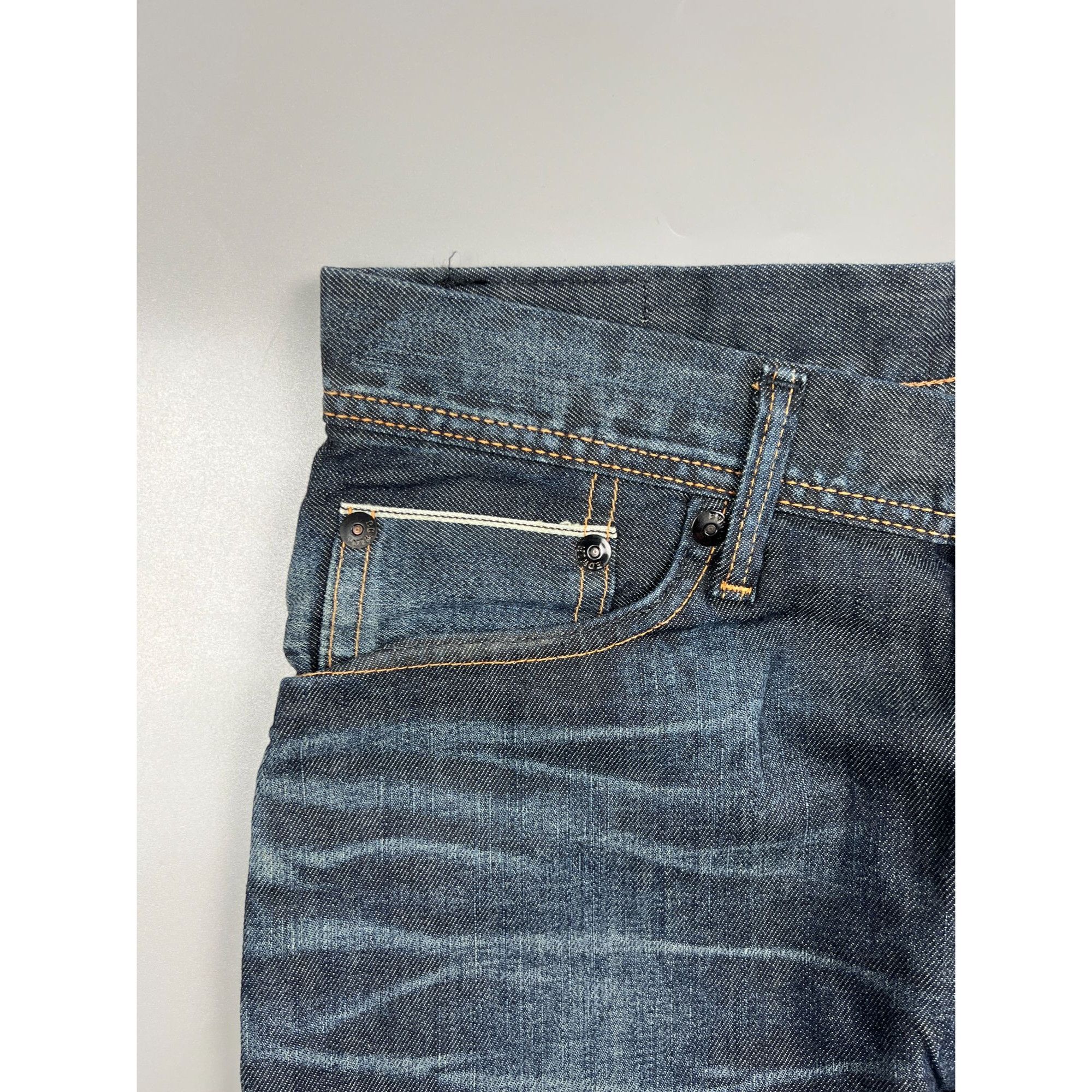 Edwin Edwin SK505S Made in Japan Raw Selvedge Denim Jeans (Y0967) Size US 31 - 5 Thumbnail