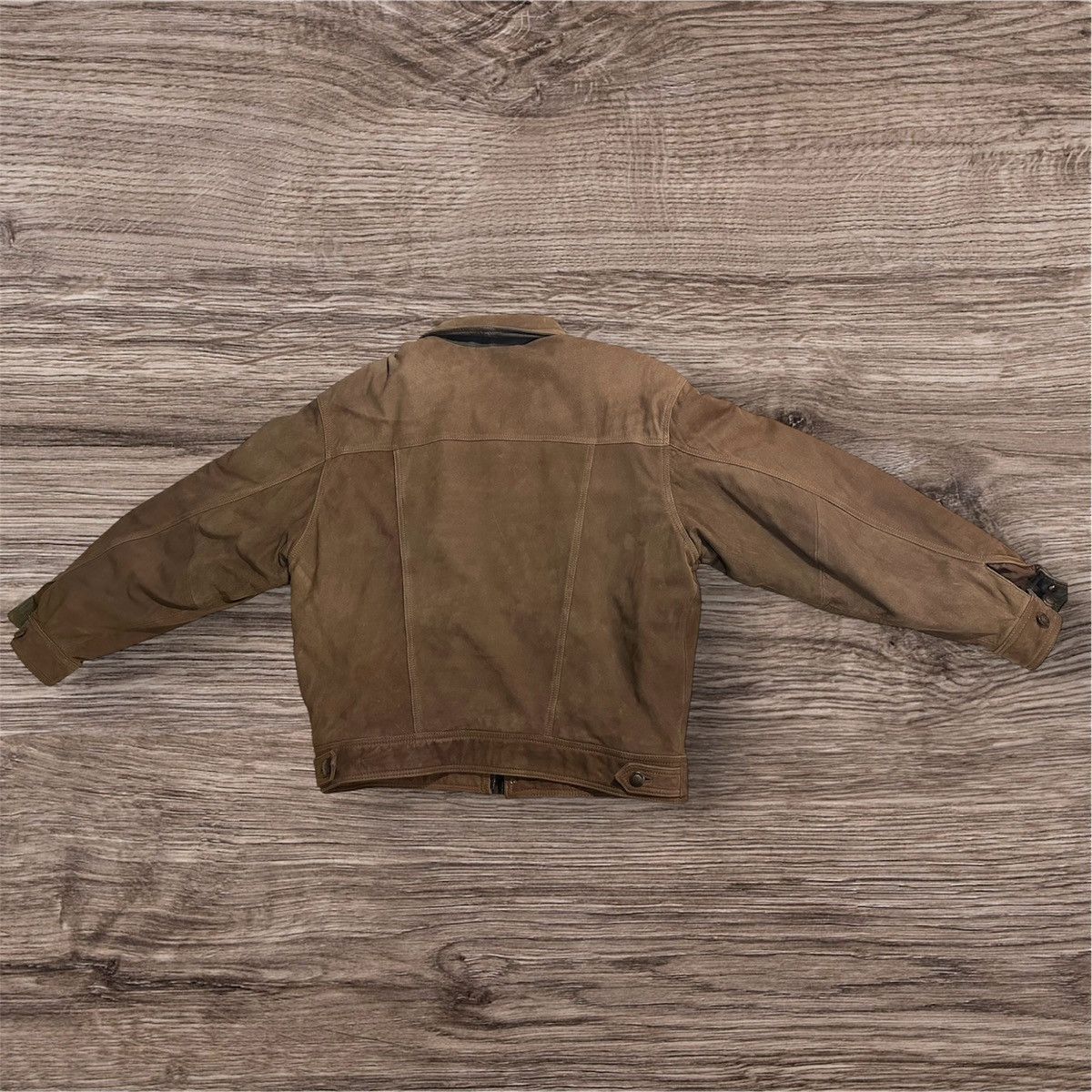 Levi's Levis Leather Trucker Jacket Size US L / EU 52-54 / 3 - 2 Thumbnail