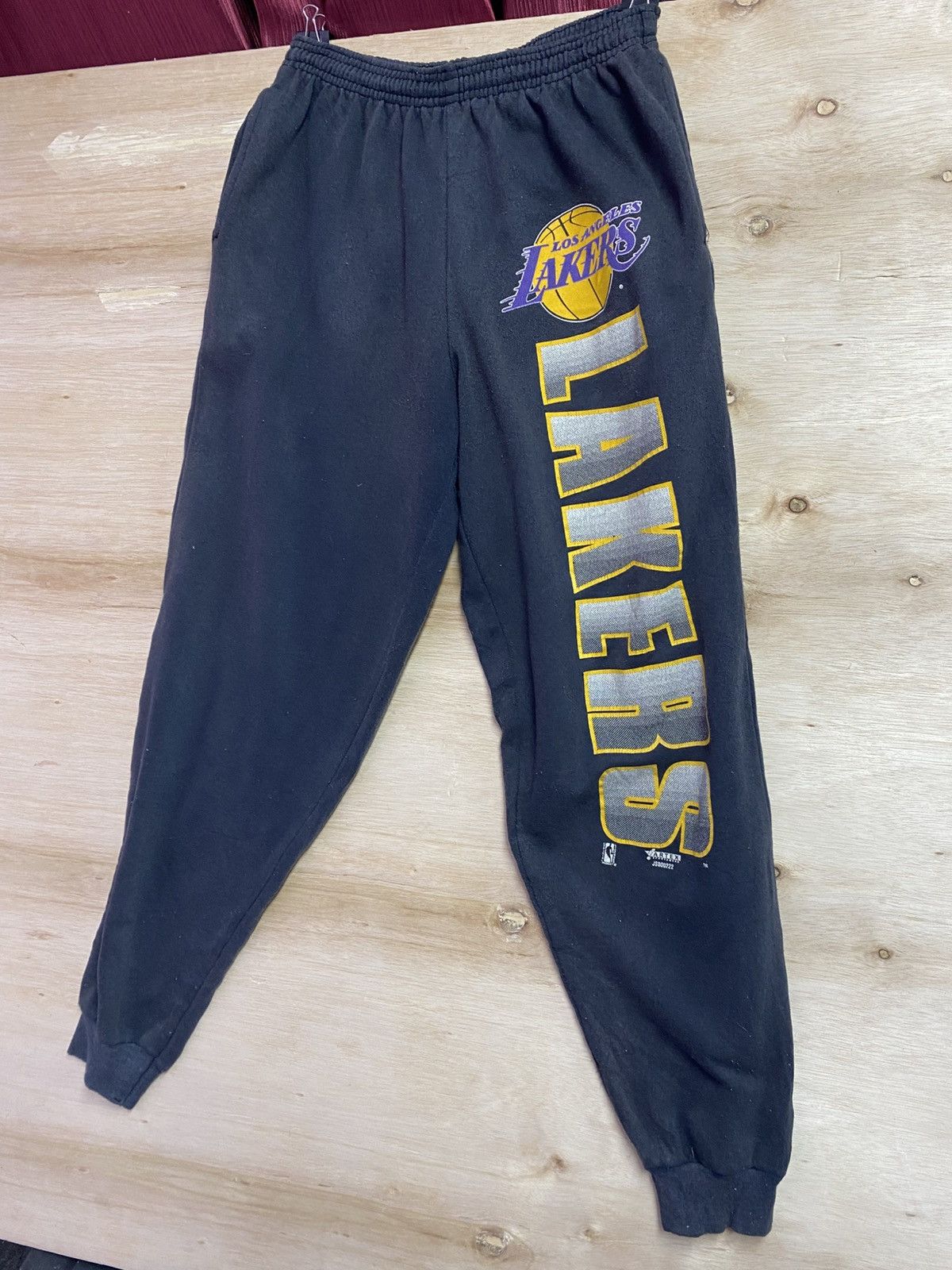 Other Vintage LA LAKERS jogger pants Size US 33 - 2 Thumbnail