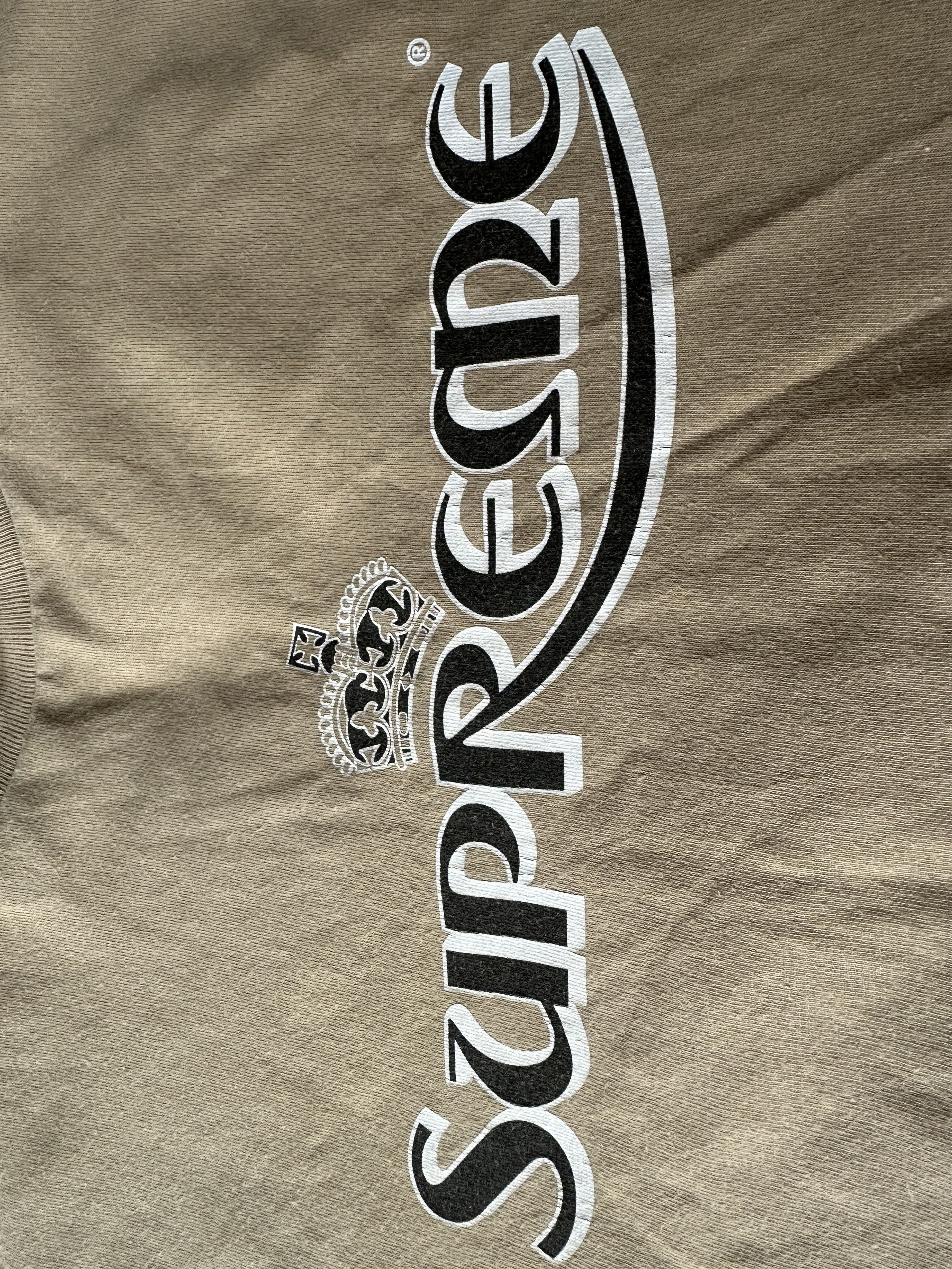 Supreme SS23 Supreme Crown Tee Khaki/Sand Size US XL / EU 56 / 4 - 3 Thumbnail