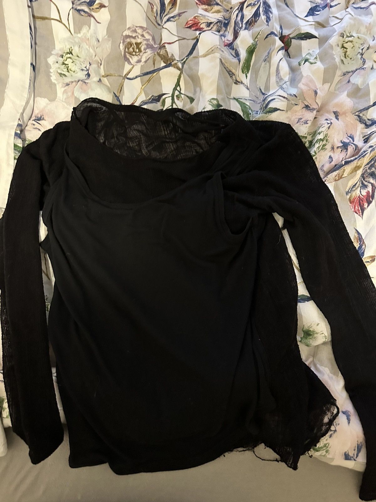 Ann Demeulemeester Ann demeulemeester mesh top avant garde Size US L / EU 52-54 / 3 - 5 Thumbnail