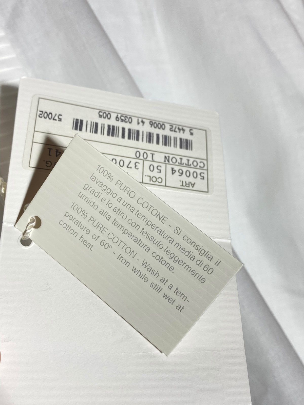 Pal Zileri Pal Zileri Gruppo Foral New Cotton Shirt Ribbed Details Size US L / EU 52-54 / 3 - 18 Thumbnail