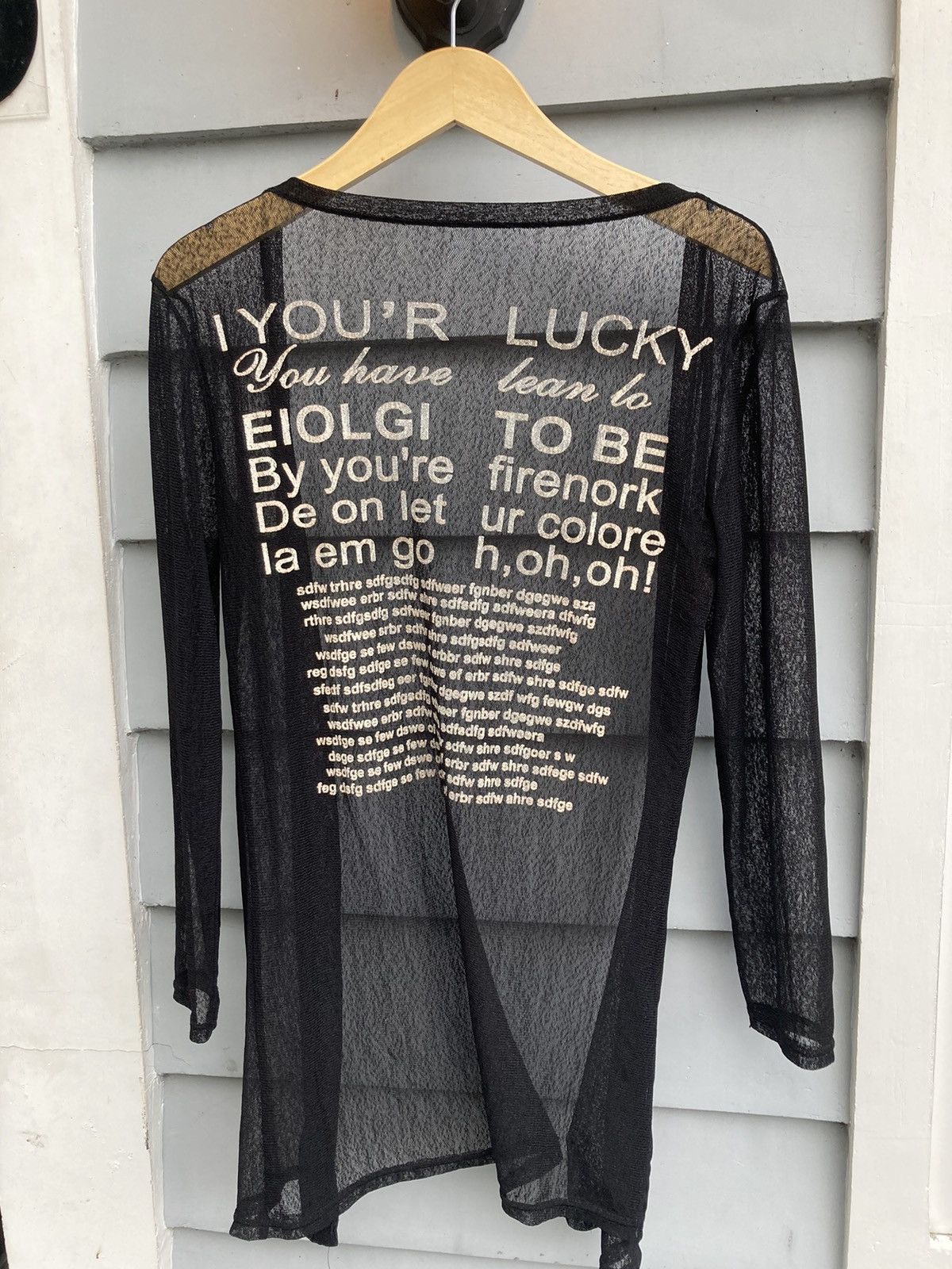 Japanese Brand Japanese Lucky Learn Cardigan Sheer Mesh Top Style Size M / US 6-8 / IT 42-44 - 3 Thumbnail