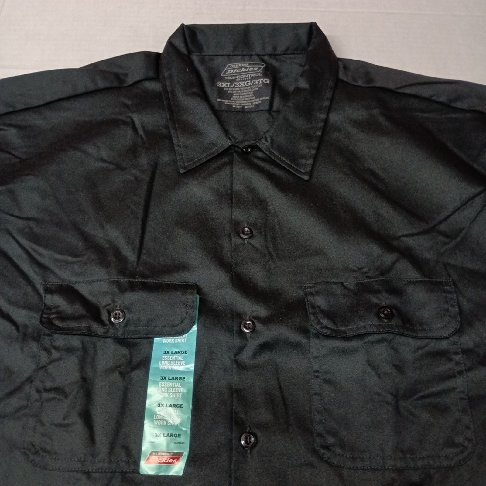 Dickies Dickies Essential Work Shirt Men Size 3XL Black Temp Control Size US XXL / EU 58 / 5 - 3 Thumbnail