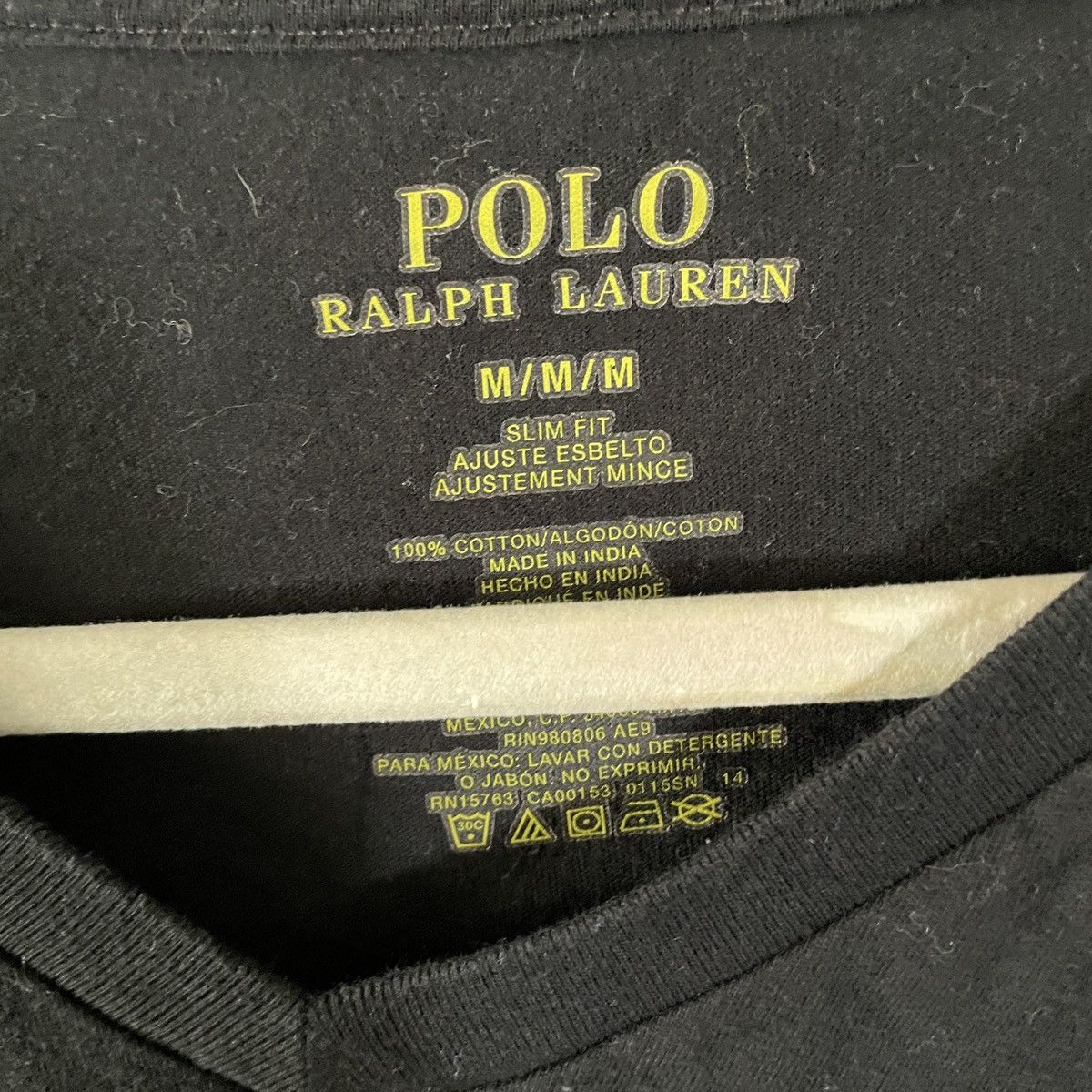 Polo Ralph Lauren Black Polo Ralph Lauren V Neck T Shirt Men’s Size M Size US M / EU 48-50 / 2 - 5 Thumbnail