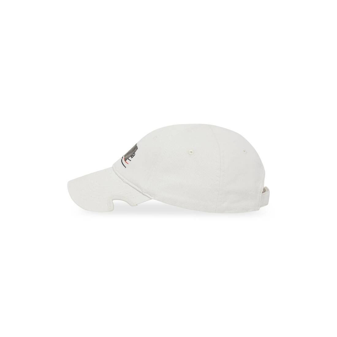 Balenciaga o1mt1gz0824 Size: S / Gaffer Cap in White Size ONE SIZE - 3 Thumbnail