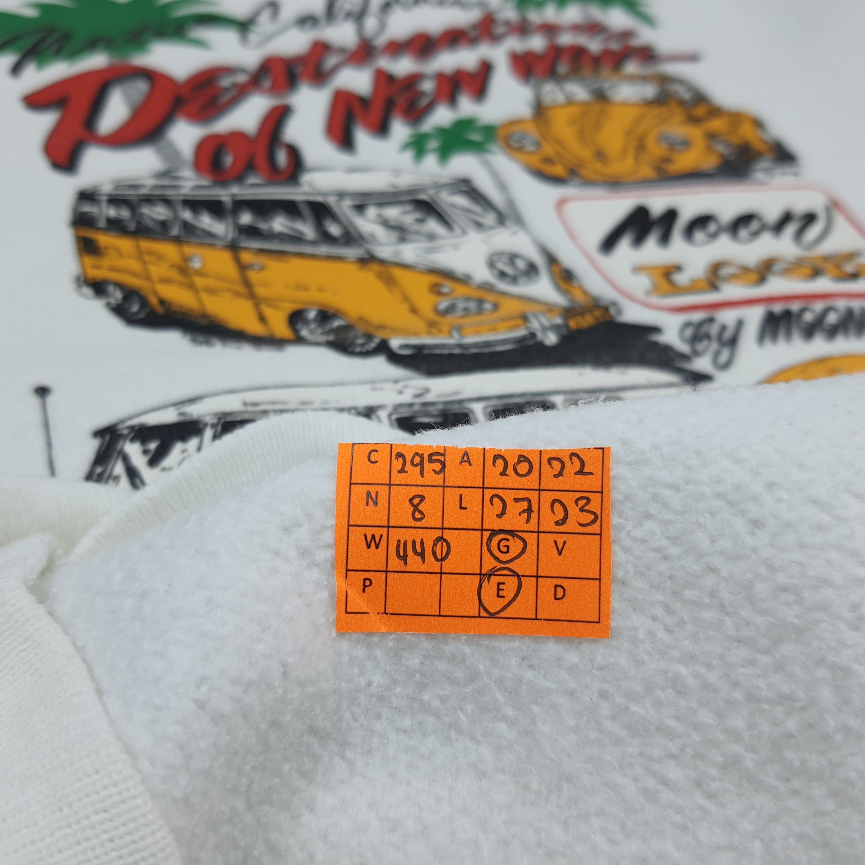Hanes Vintage Mooneyes Sweatshirt Volkswagen Crewneck C295N8 Size US S / EU 44-46 / 1 - 8 Thumbnail