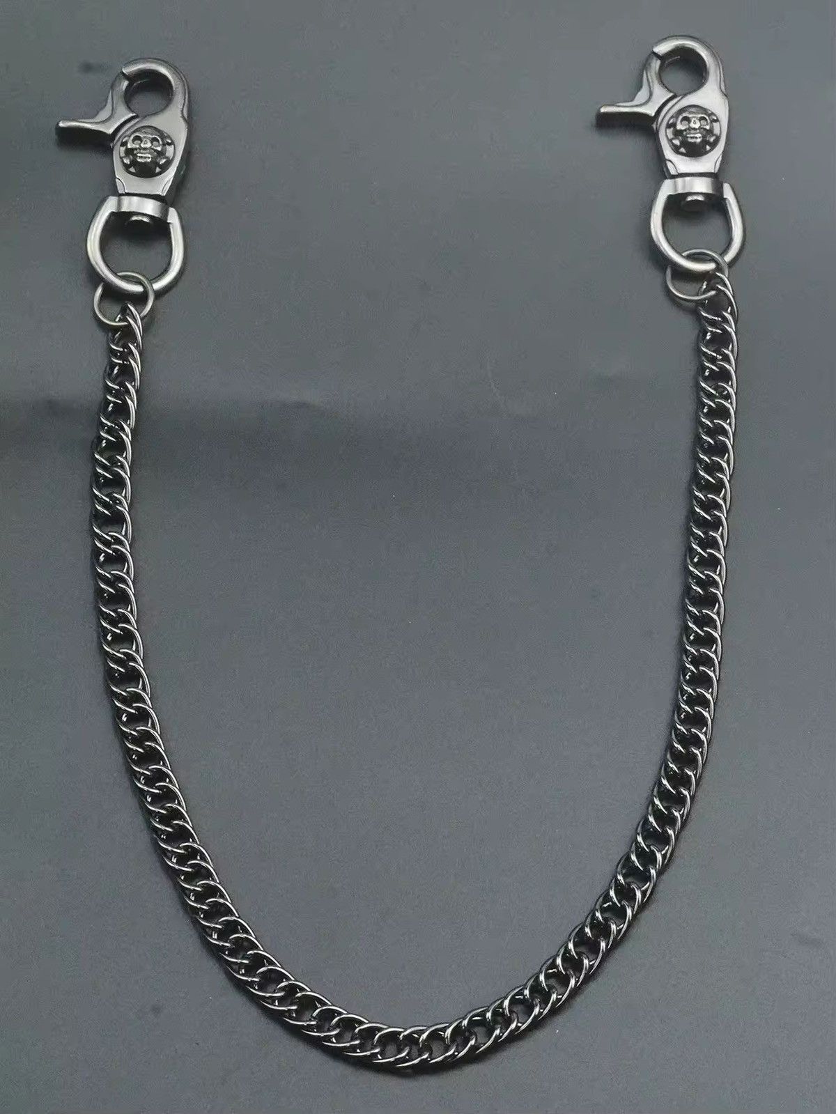 Jewelry Skull Head Clip Pant Chain Size ONE SIZE - 6 Thumbnail