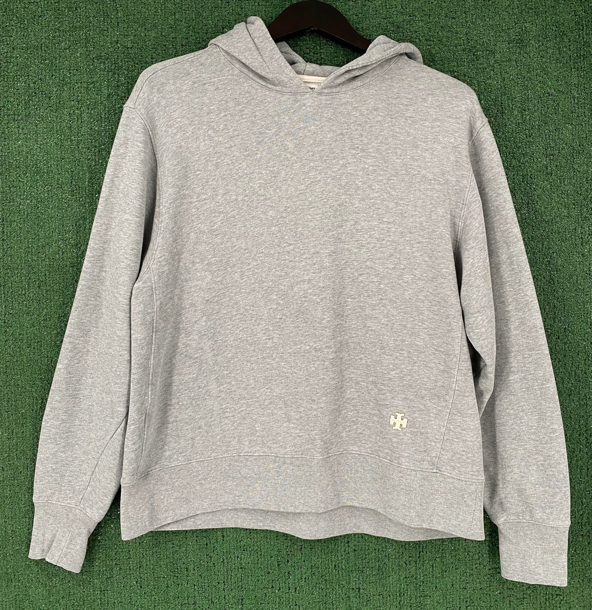 Tory Burch Tory Burch Tory Sport Melange Terry Gray Hoodie Medium Size M / US 6-8 / IT 42-44 - 1 Thumbnail