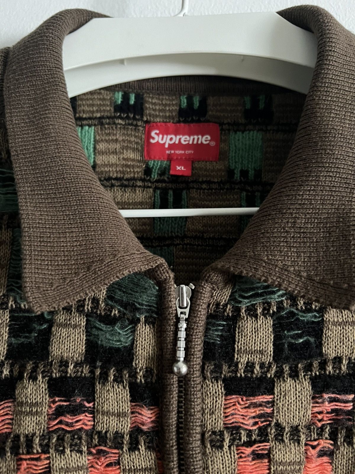 Supreme Supreme SS23 Gradients Grid Zip-up Polo Size US XL / EU 56 / 4 - 4 Thumbnail