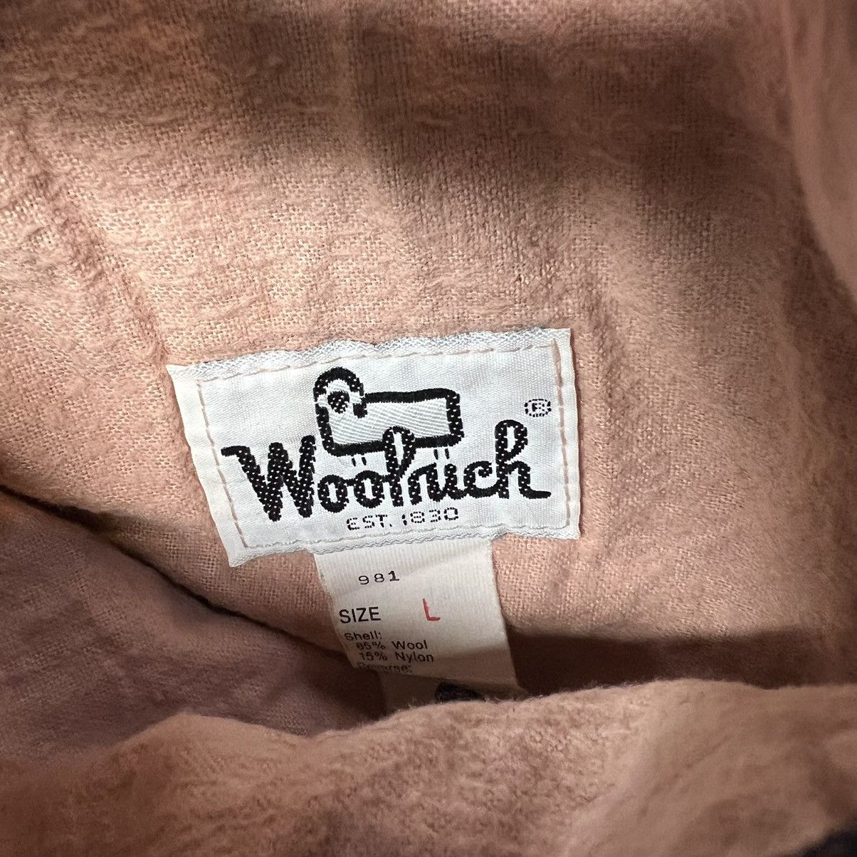 Vintage × Woolrich Woolen Mills VTG Woolrich Jacket Red Plaid Reversible Coat Blaze Wool Size US L / EU 52-54 / 3 - 5 Thumbnail