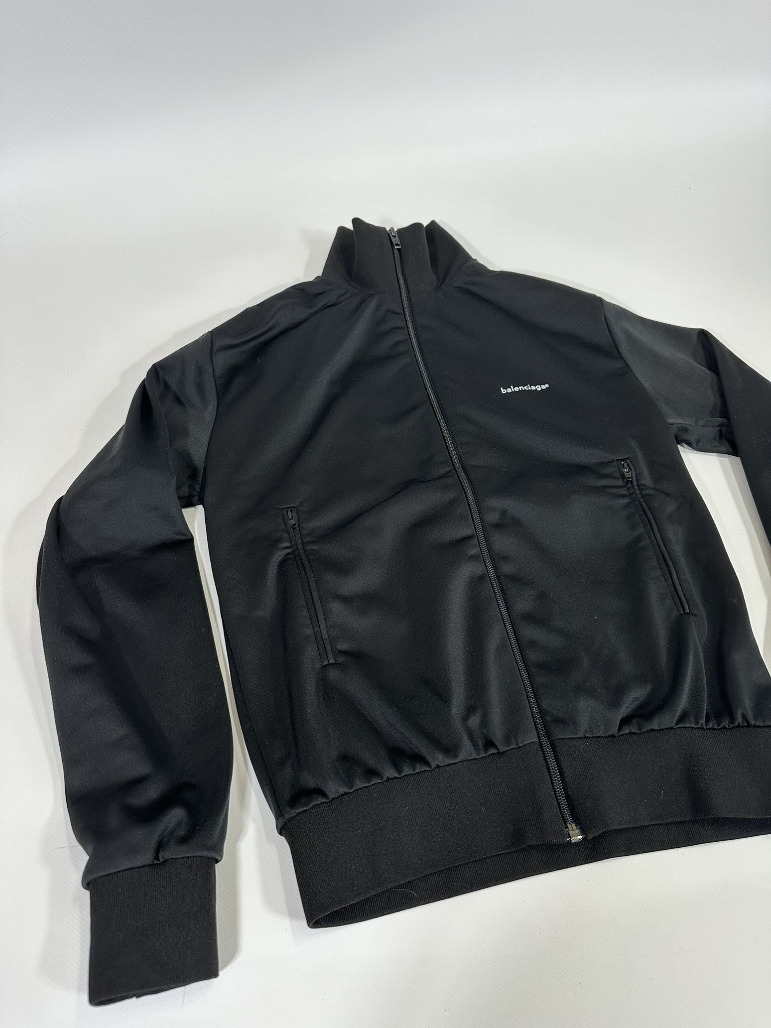 Balenciaga Balenciaga Cropped Sweatshirt Tracksuit Black Small Logo Size S / US 4 / IT 40 - 3 Thumbnail