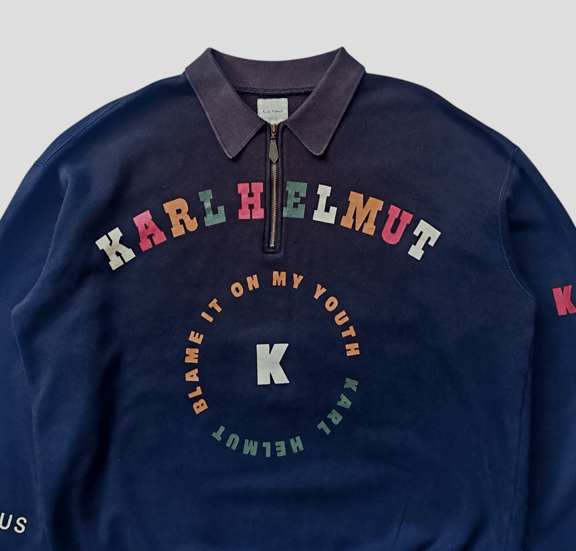 Karl Helmut KARL HELMUT Vintage 90s Sweatshirt size Medium Size US M / EU 48-50 / 2 - 3 Thumbnail