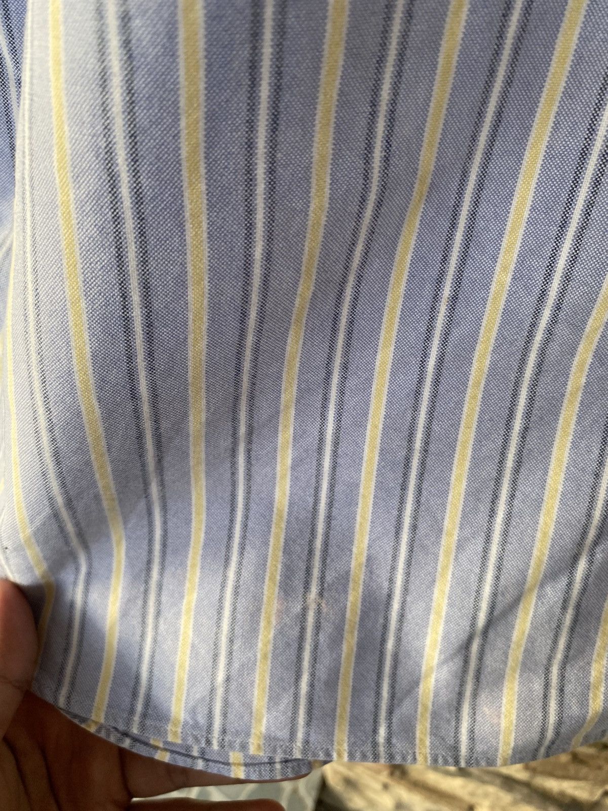 Polo Ralph Lauren Vintage Polo Ralph Lauren Stripes Classic Fit Button Ups Long Sleeve Shirt Formal Size US XXL / EU 58 / 5 - 11 Thumbnail