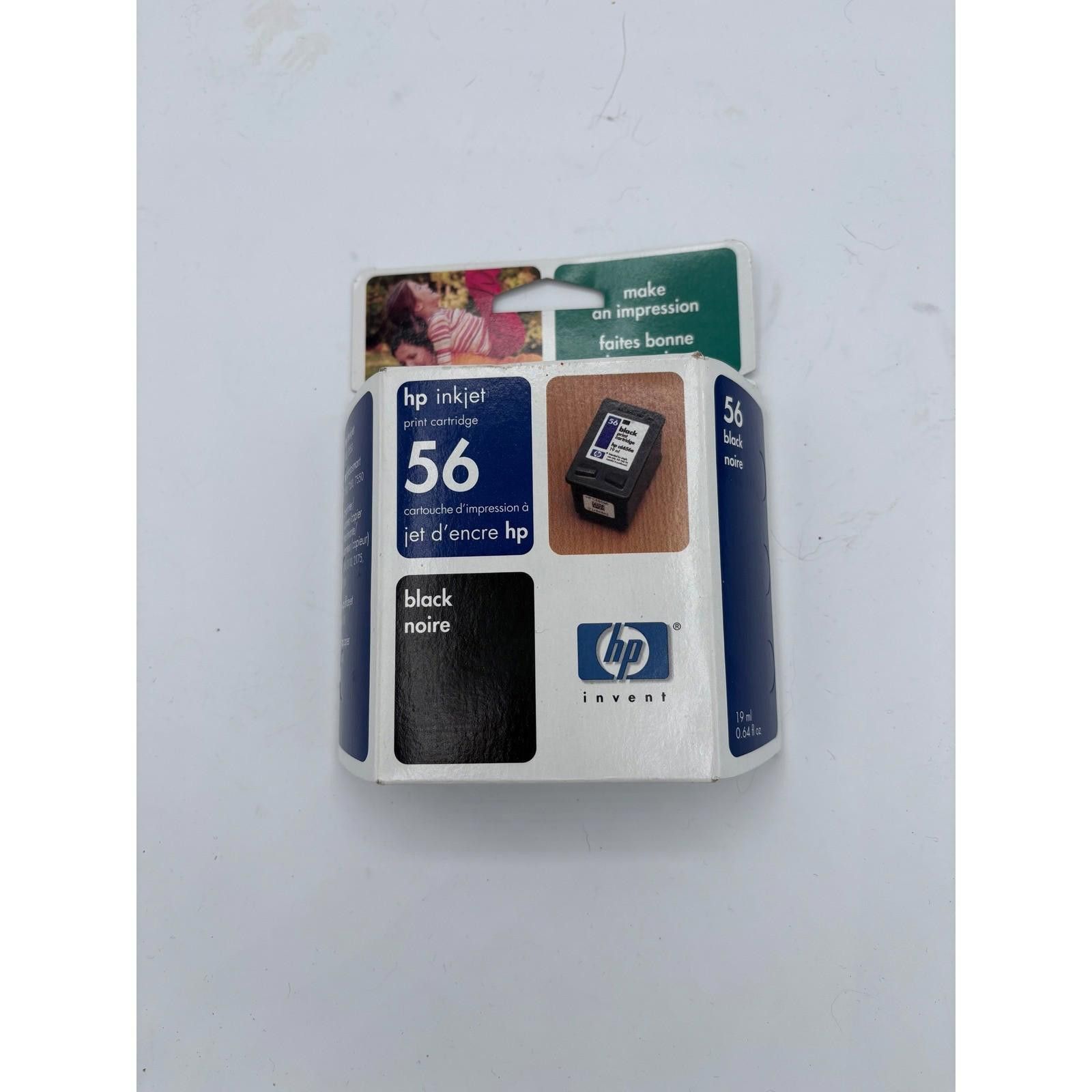 Other HP 56 Black Inkjet Print Cartridge Genuine New Sealed Size ONE SIZE - 1 Thumbnail