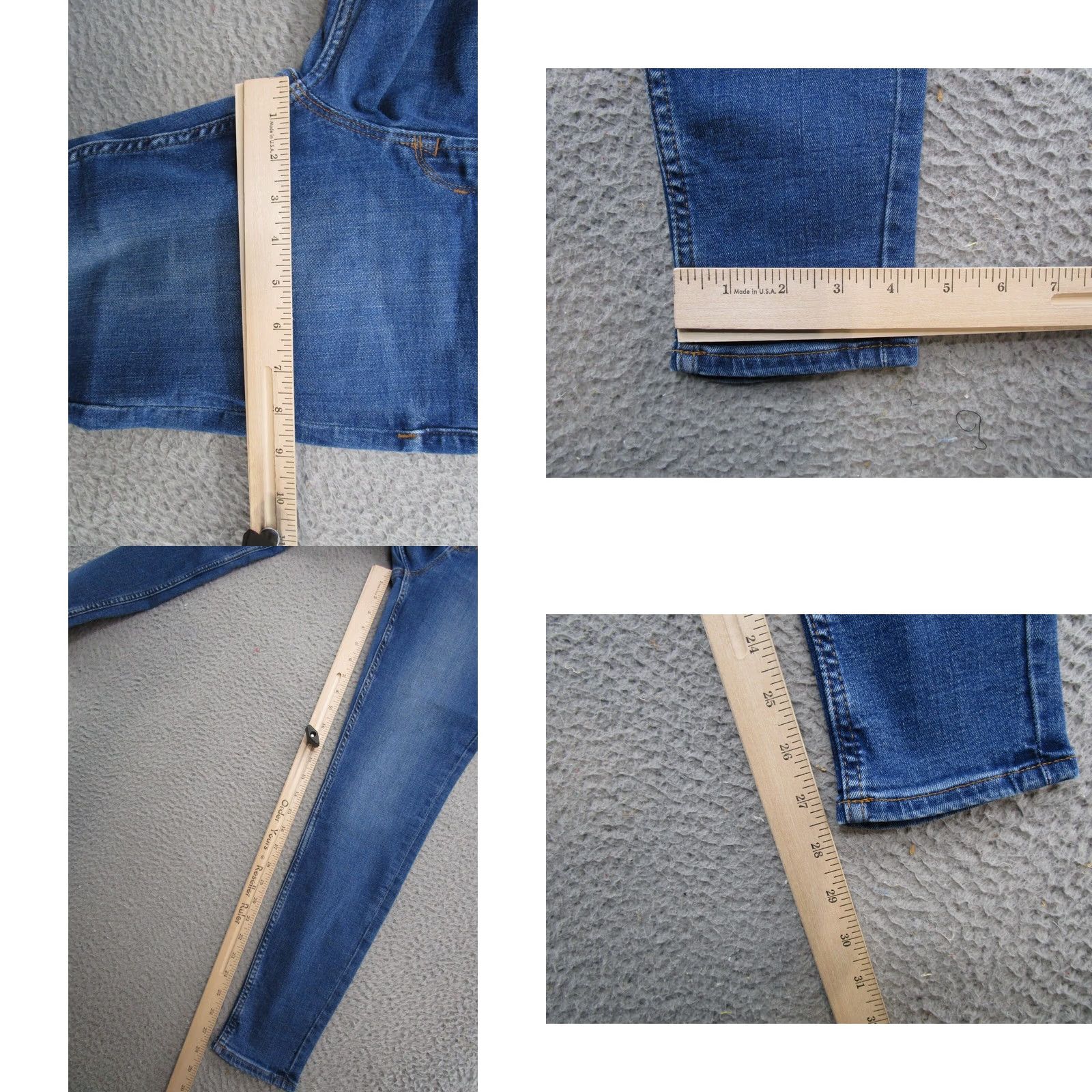 Gap Gap Women Jeans Jegging High Rise 4 Blue Stretch Plus Size 4 27R Universal Legging Jeggings Jeans Women's Size 4/27R Stretch Size 27" / US 4 / IT 40 - 8 Thumbnail