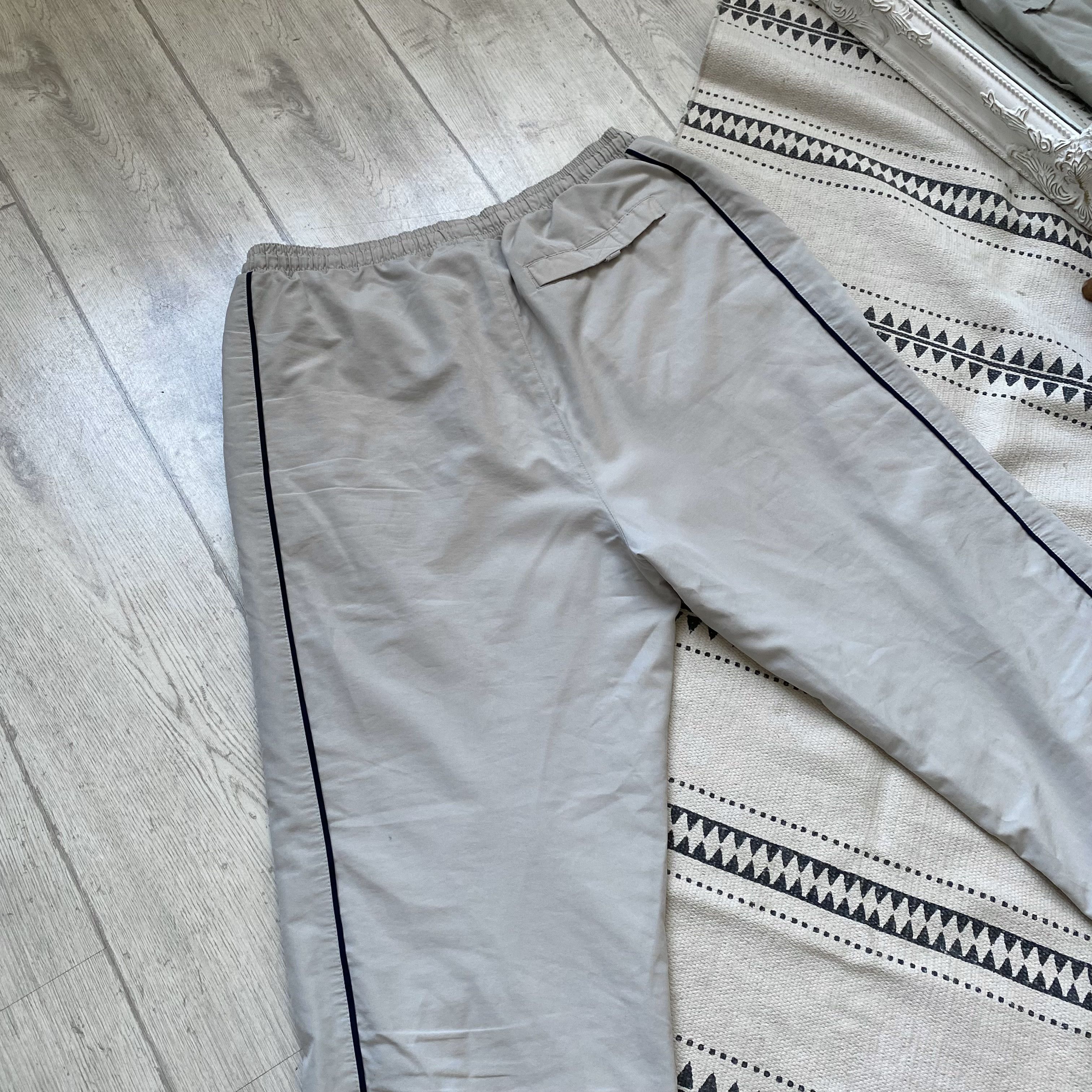 Reebok 🦣 Vintage 90s Reebok nylon track pants drill big logo Size US 32 / EU 48 - 12 Thumbnail