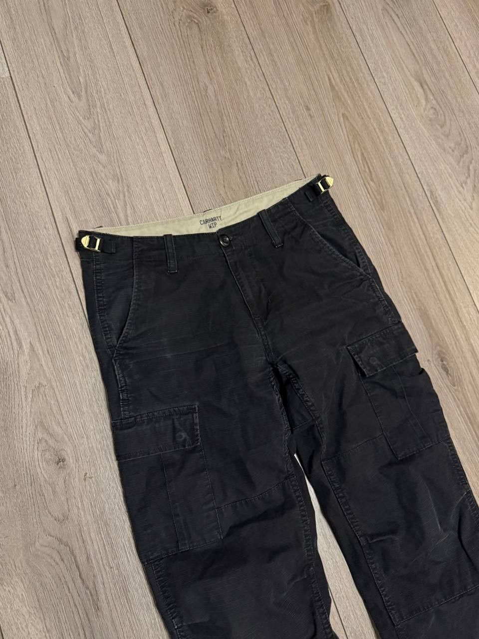 Carhartt Wip Carhartt WIP - Aviation Pant W27 X L32 Black Cargo Trousers Size US 27 - 3 Thumbnail