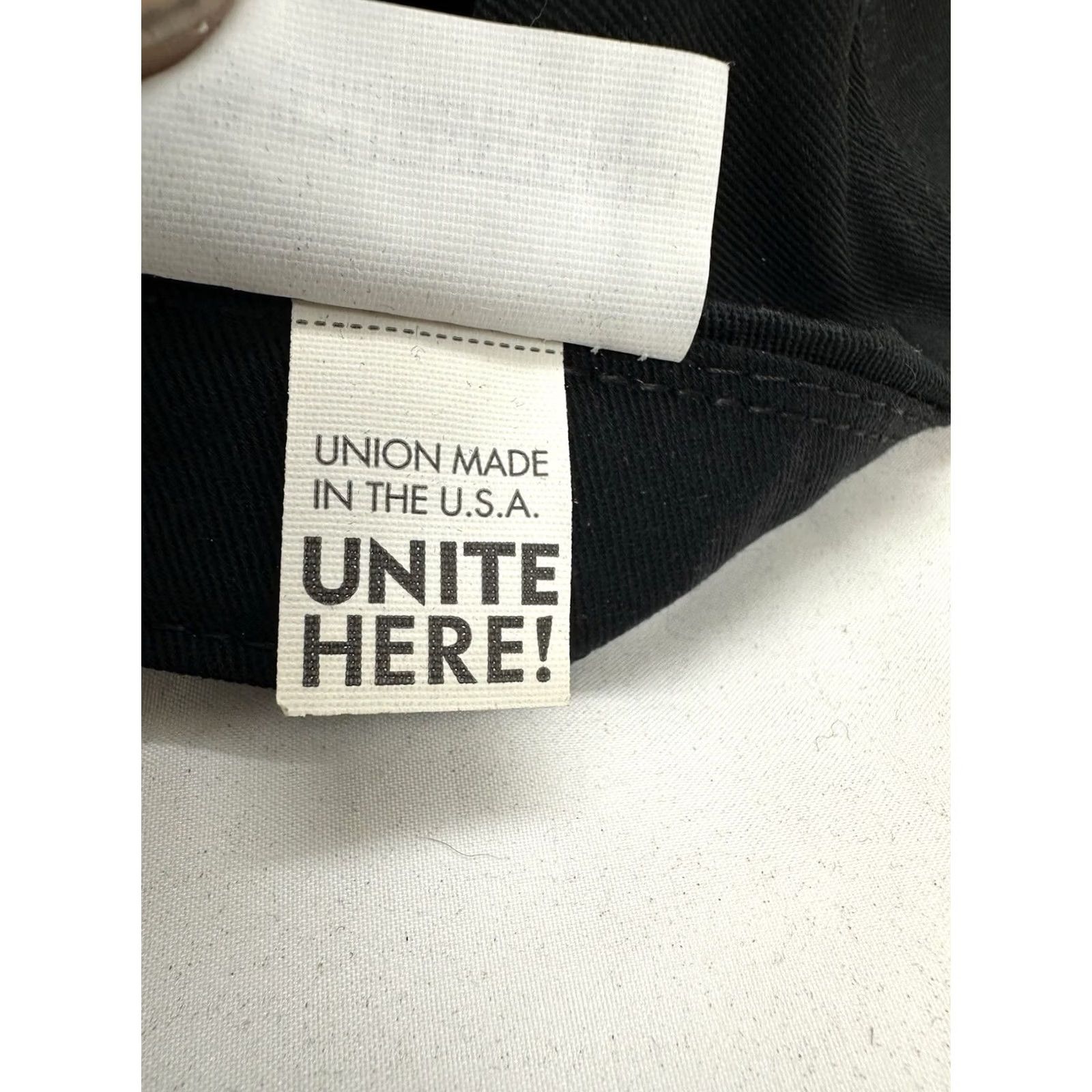 Vintage UnionMade Union Wear Snapback Hat Black Red Logo PA State Council Mechanics and Aerospace Mens 90s USA Vintage Adjustable One Size Black Size ONE SIZE - 5 Thumbnail