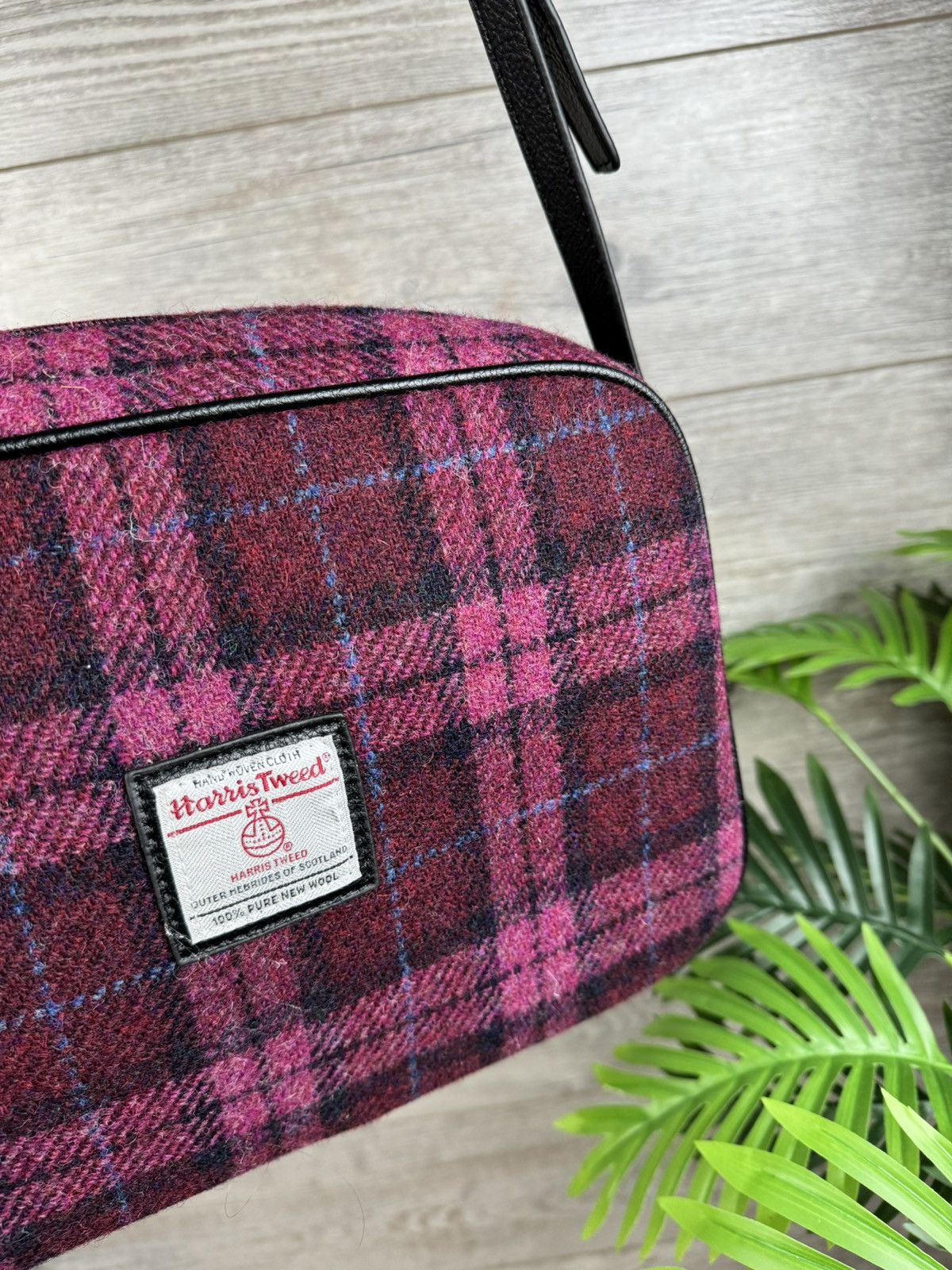 Designer × Harris Tweed Messenger over the shoulder Harris Tweed Glen Appin Size ONE SIZE - 6 Thumbnail