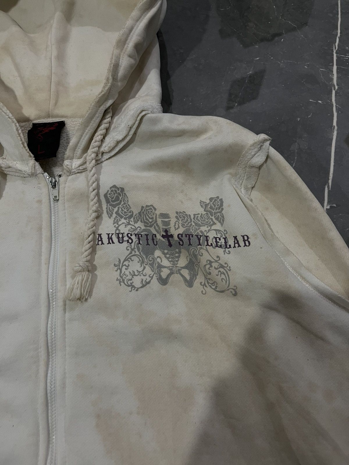 Nine Lives NINE LIVES DESTROYED ZIP HOODIE Size US L / EU 52-54 / 3 - 3 Thumbnail