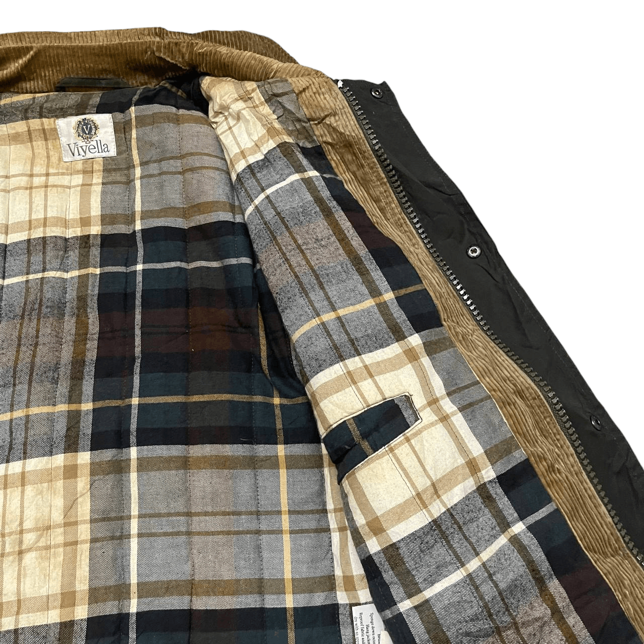 Viyella Vintage Viyella Oil Impregnated Jacket Corduroy Collar Size US M / EU 48-50 / 2 - 11 Thumbnail