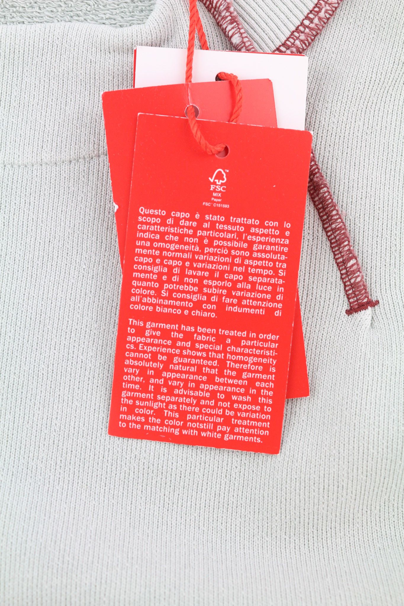 Diesel S-MOLOCK M Light Grey Oversized Crew Neck Sweatshirt 40386 Size US M / EU 48-50 / 2 - 8 Thumbnail