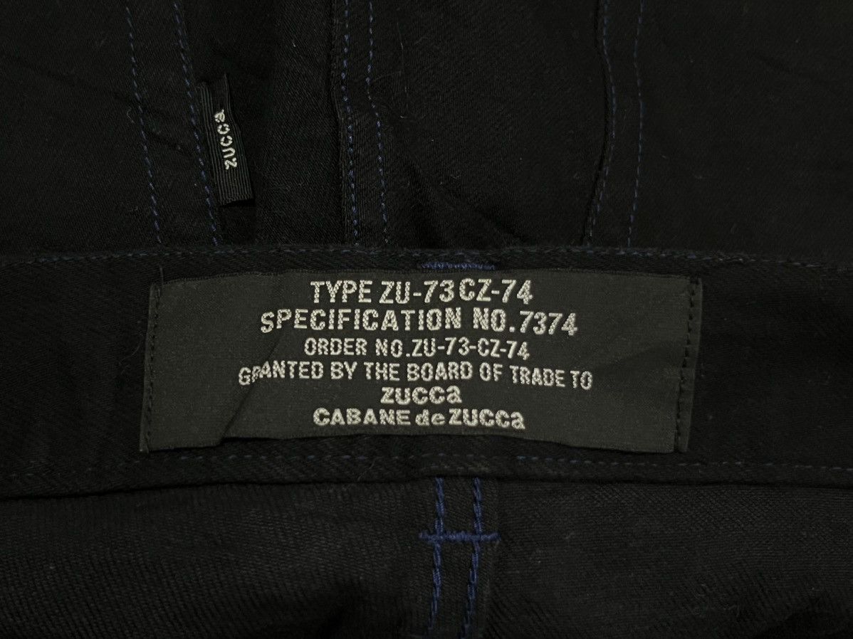 CABANE de ZUCCa Zucca Black Denim Pants Buckle Back Size US 30 / EU 46 - 7 Thumbnail
