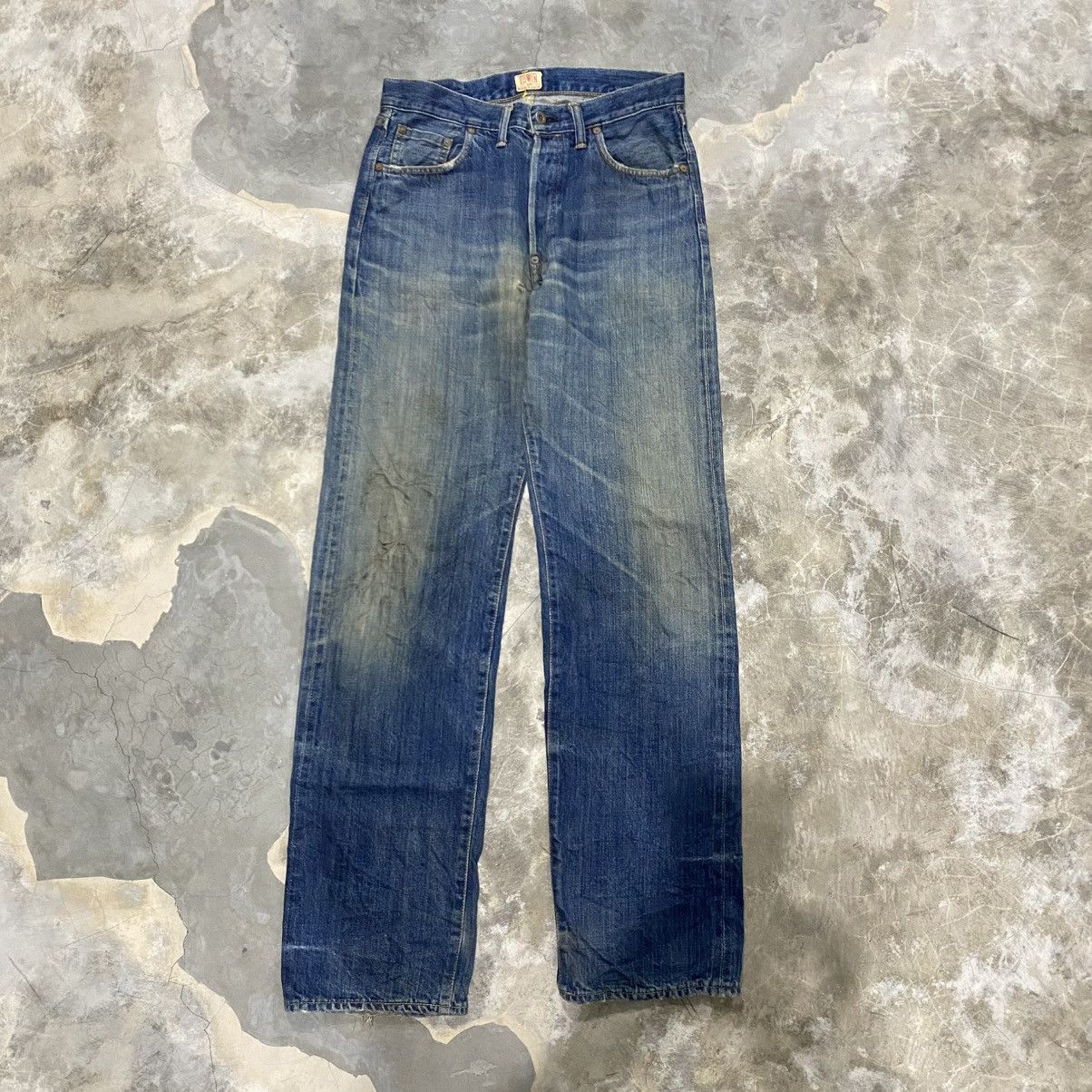 Kapital Vintage Edwin 505 SXR Distressed Special Made Selvedge Jeans Size US 31 - 1 Thumbnail