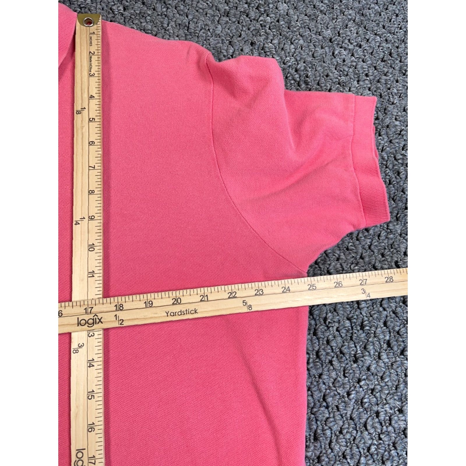Polo Ralph Lauren Polo Ralph Lauren Classic Pique Polo Shirt Adult XL Dark Pink Embroidered Preppy 90s Mens Size US XL / EU 56 / 4 - 6 Thumbnail