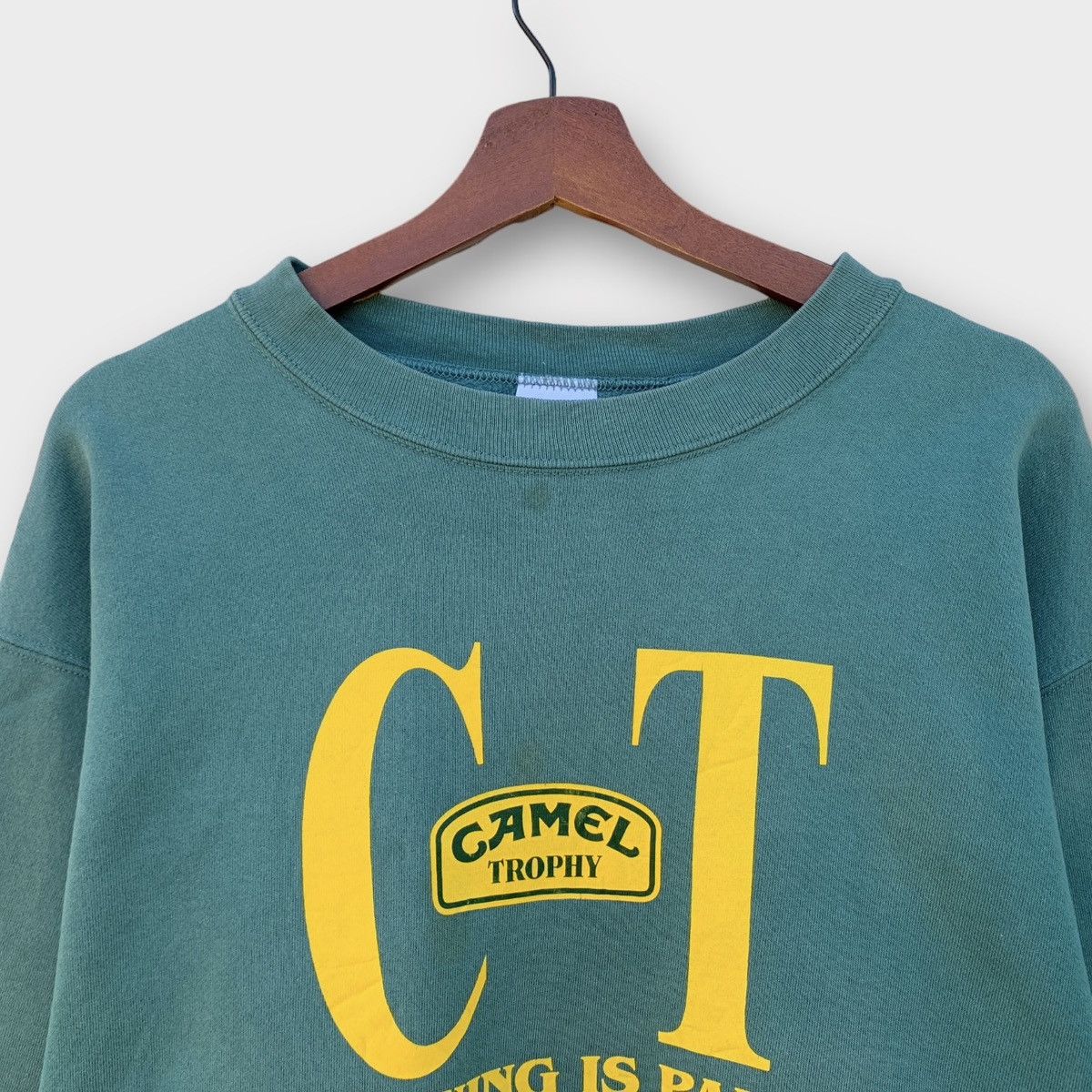 Camel Vintage 90s Camel Trophy Crewneck Sweatshirt Size US L / EU 52-54 / 3 - 3 Thumbnail