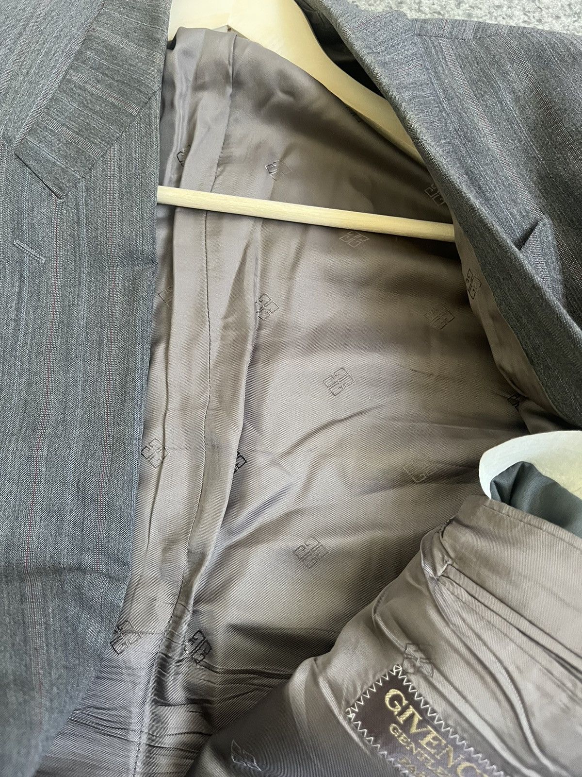 Givenchy Vintage Givenchy Gentlemen Full suit Blazer + Pants size 110 Size 54L - 9 Thumbnail