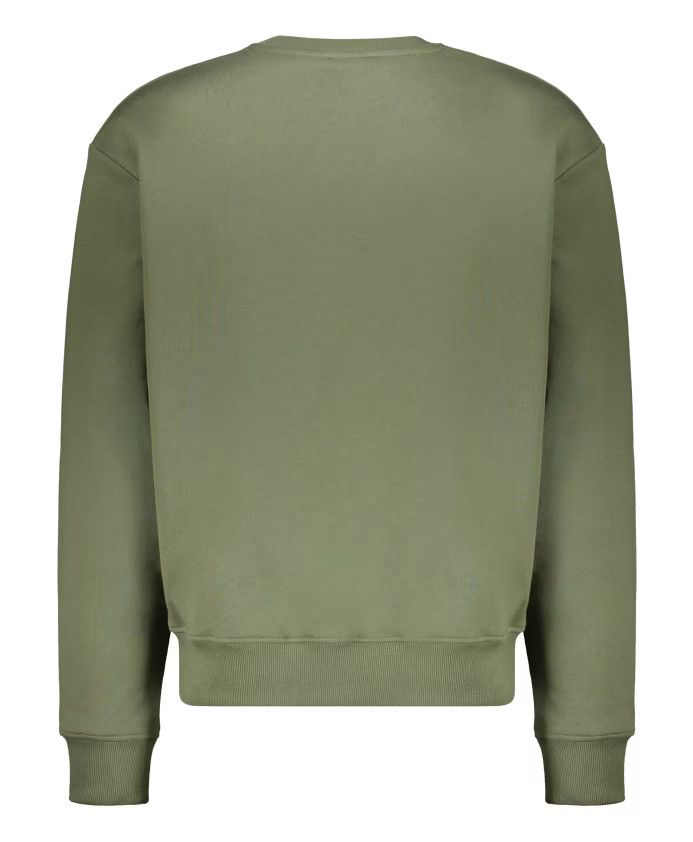 Balmain o1y0426 Logo Crewneck Sweatshirt in Military Green Size US XXL / EU 58 / 5 - 2 Thumbnail
