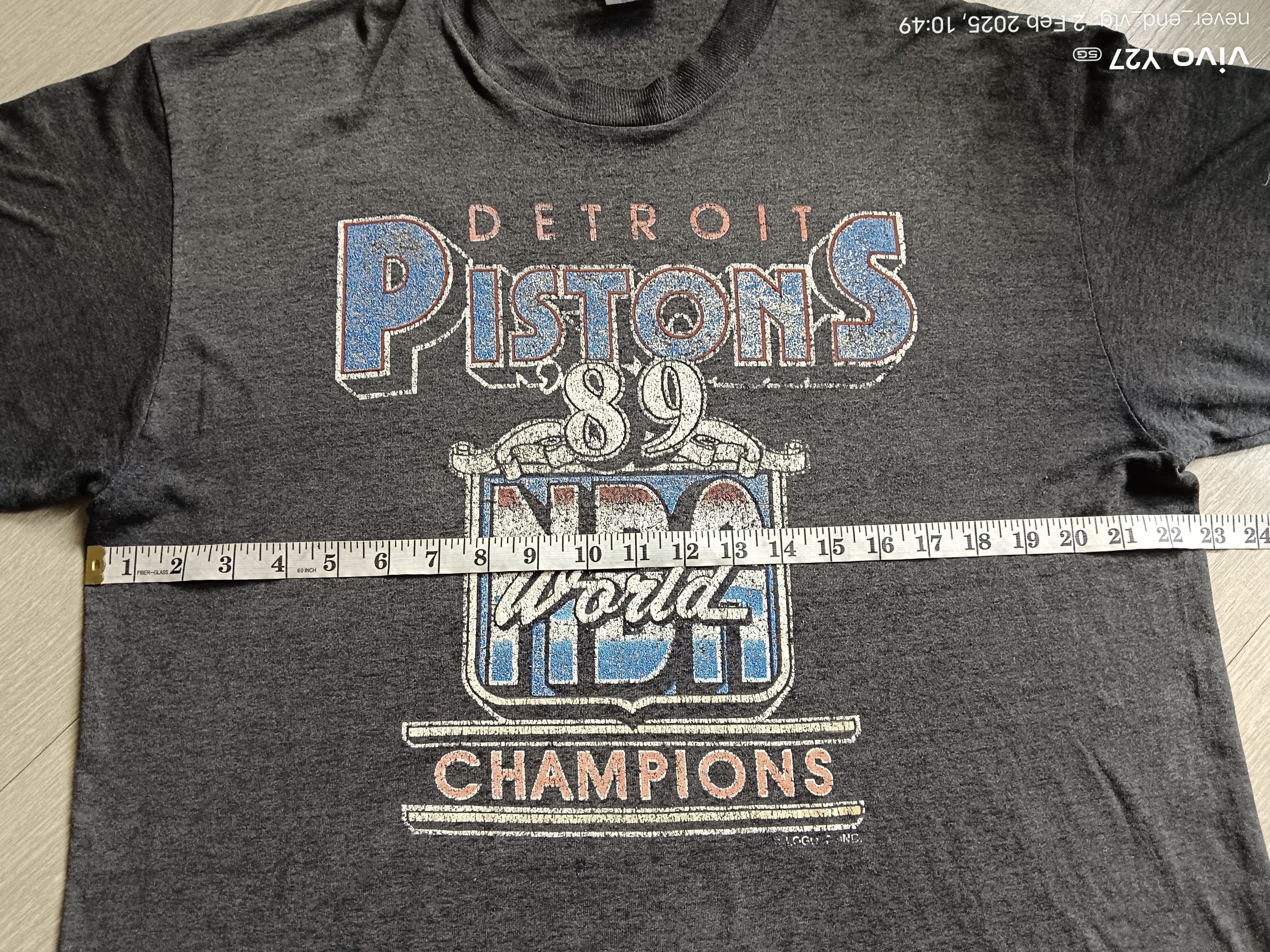 Logo 7 × NBA × Vintage VINTAGE NBA DETROIT PISTON PAPER THIN Size US XL / EU 56 / 4 - 9 Thumbnail