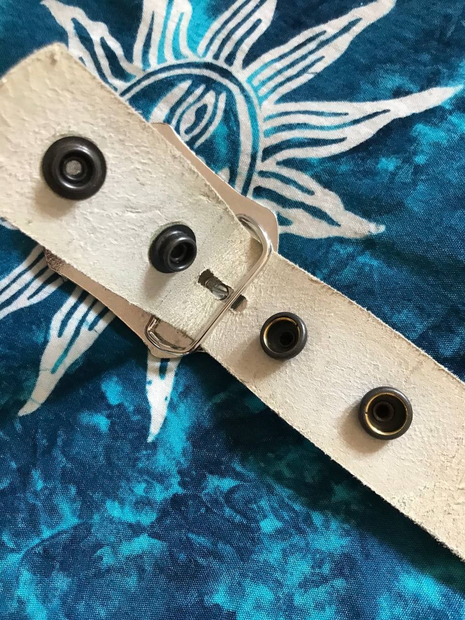 Vintage Y2K Vintage Leather rodeo Cowboy belts made in USA Size 26 - 3 Thumbnail