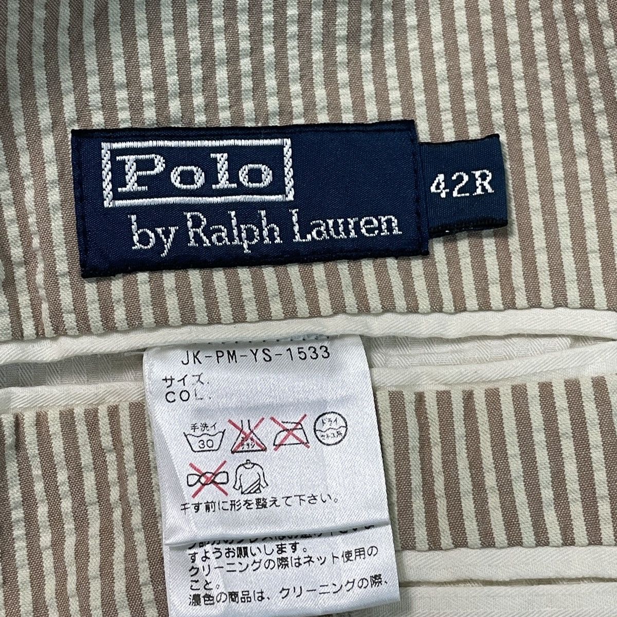 Polo Ralph Lauren 🔥LAST PRICE🔥 Polo By Ralph Lauren Vertical Stripes Blazer Size 42R - 14 Thumbnail