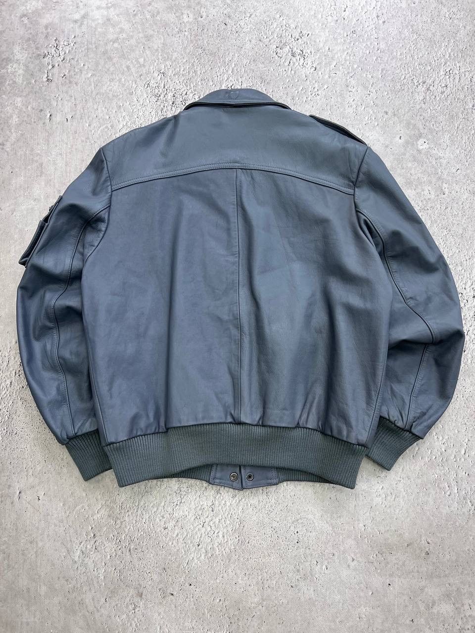 Schott × Vintage Vintage MA-1 Intermediate Leather bomber jacket Avant-Garde Size US XL / EU 56 / 4 - 8 Thumbnail