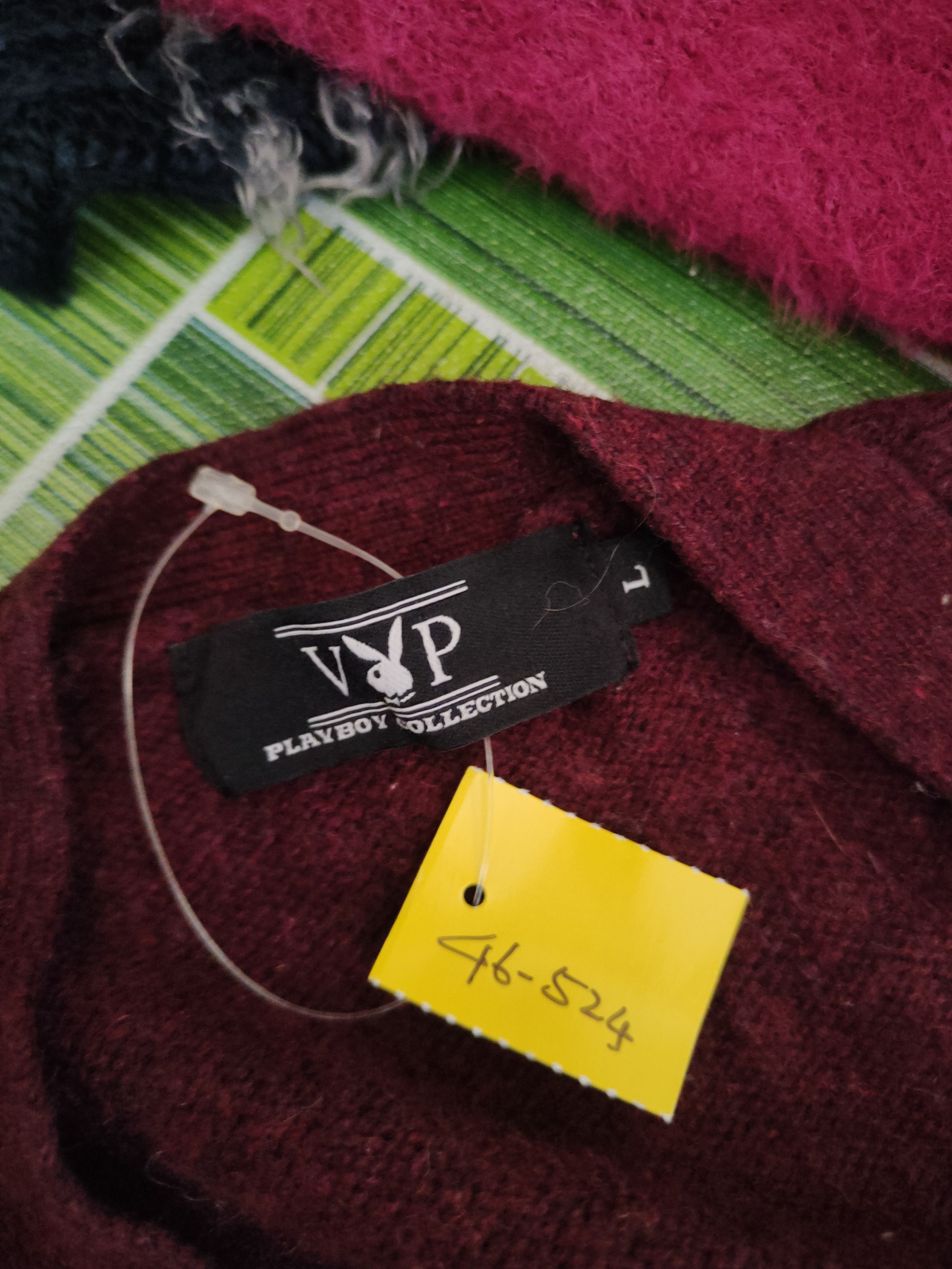 Playboy DL Vip Playboy Dark Purple Knitwear Cardigans #46-524 Size US L / EU 52-54 / 3 - 13 Thumbnail